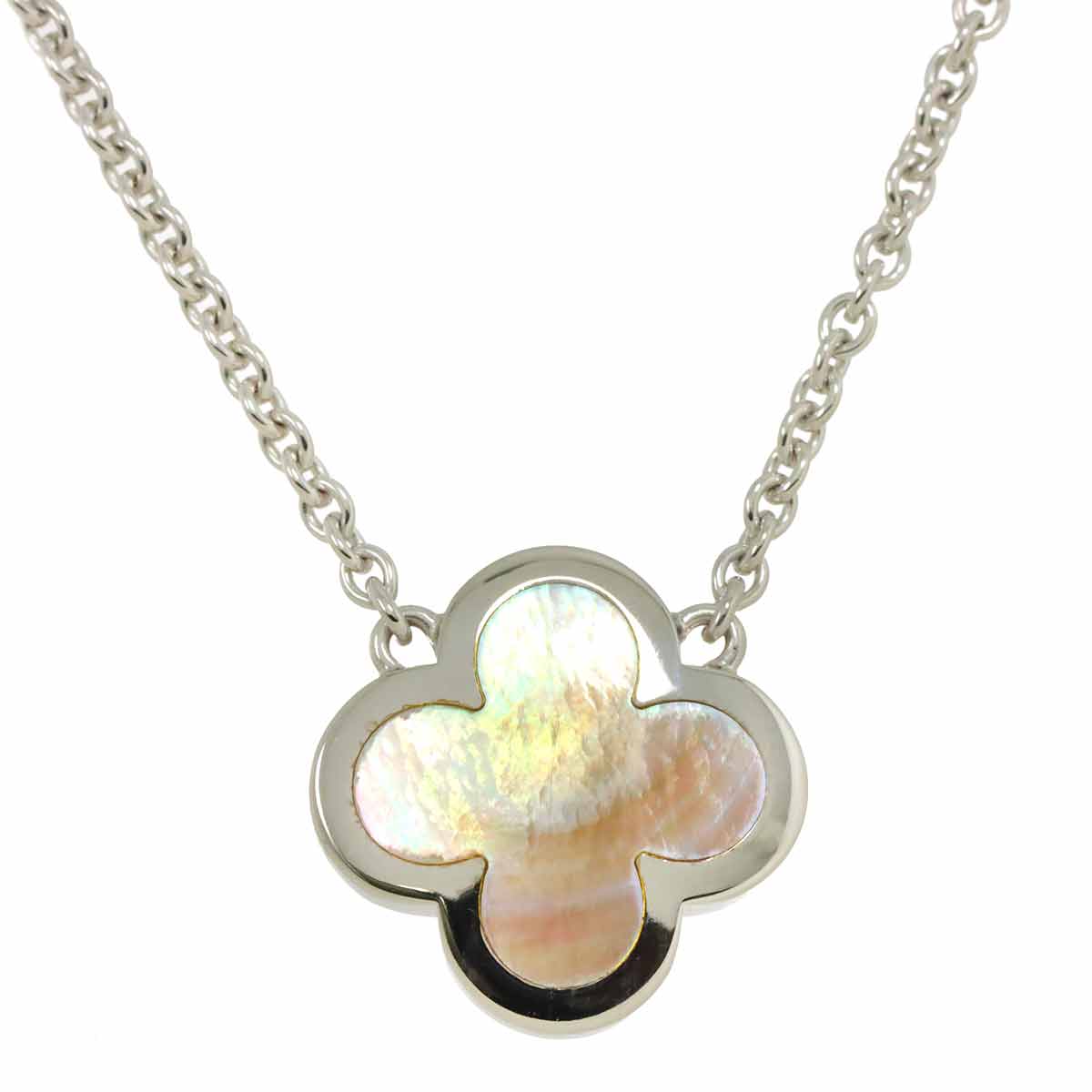 Pure  Alhambra MOP Necklace 18K WG 750 90308901