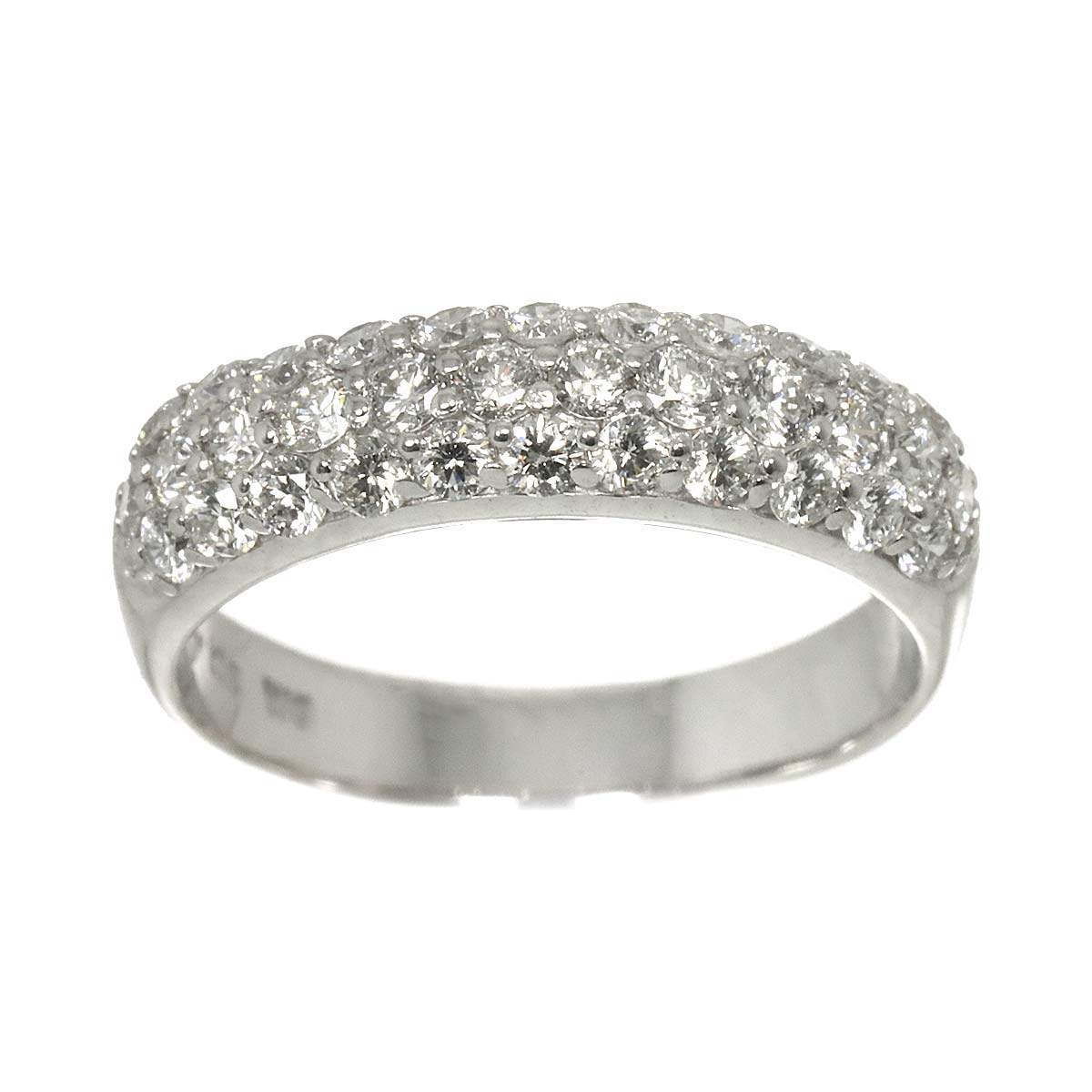PICCOLINI Diamond 0.80ct Ring 18K WG 750 Size4.75-5(US)