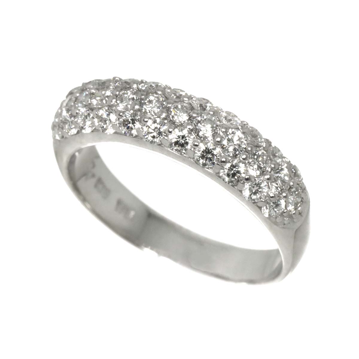 PICCOLINI Diamond 0.80ct Ring 18K WG 750 Size4.75-5(US)
