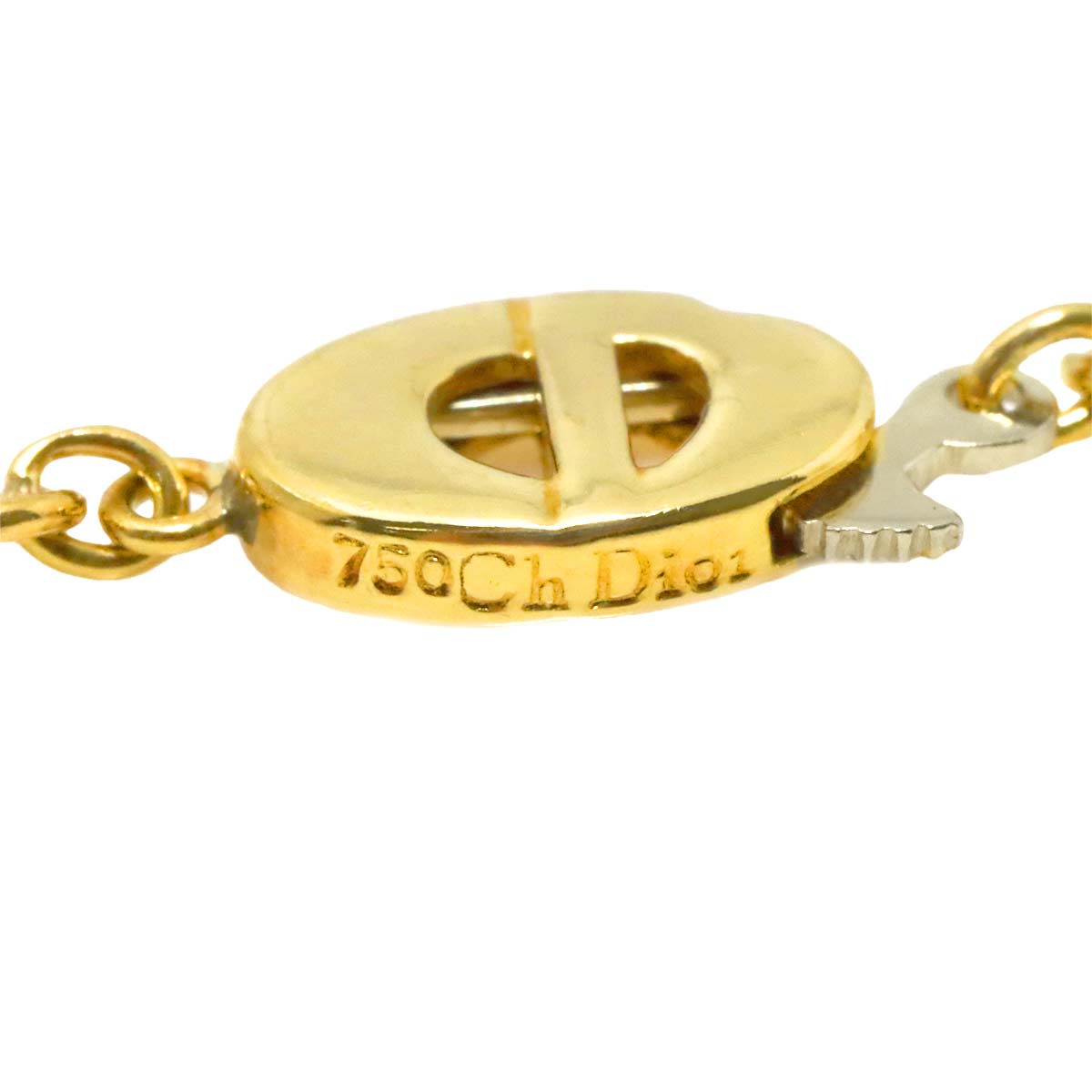 Diamond Necklace 18K Yellow Gold 750