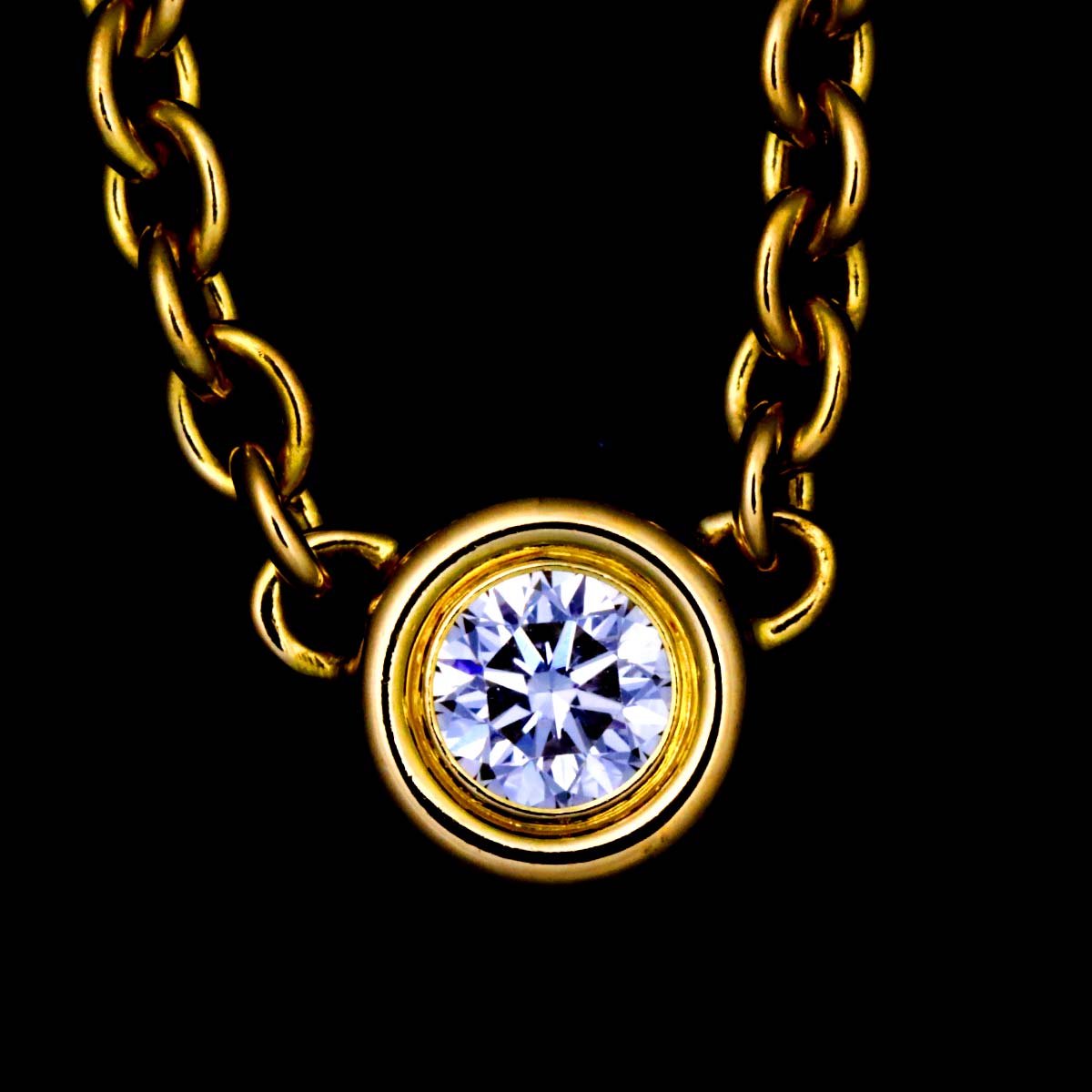 Maxiwi Diamond Necklace 18K Yellow Gold 750