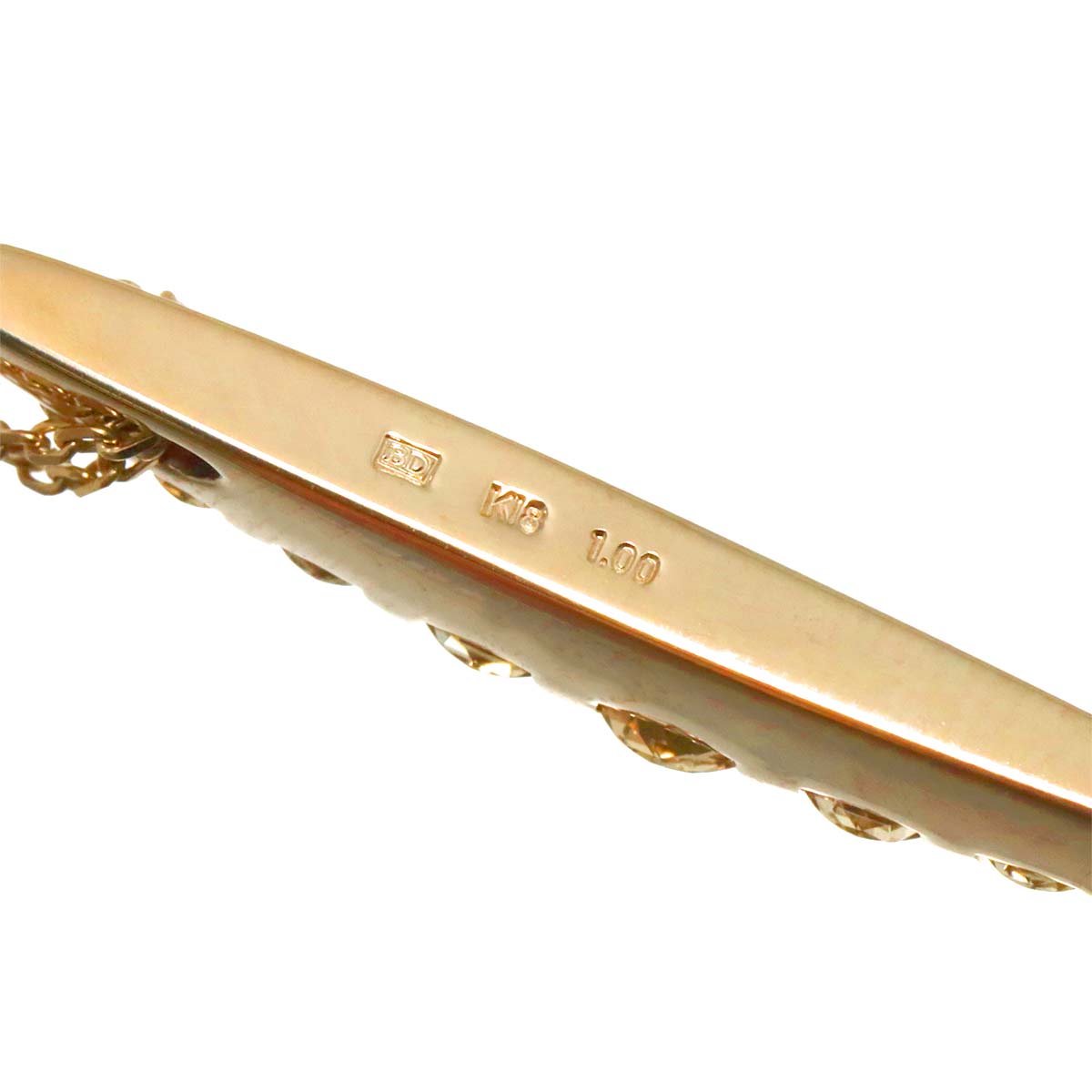 BrownDiamond 1.00ct Necklace 18K Brown Gold 750