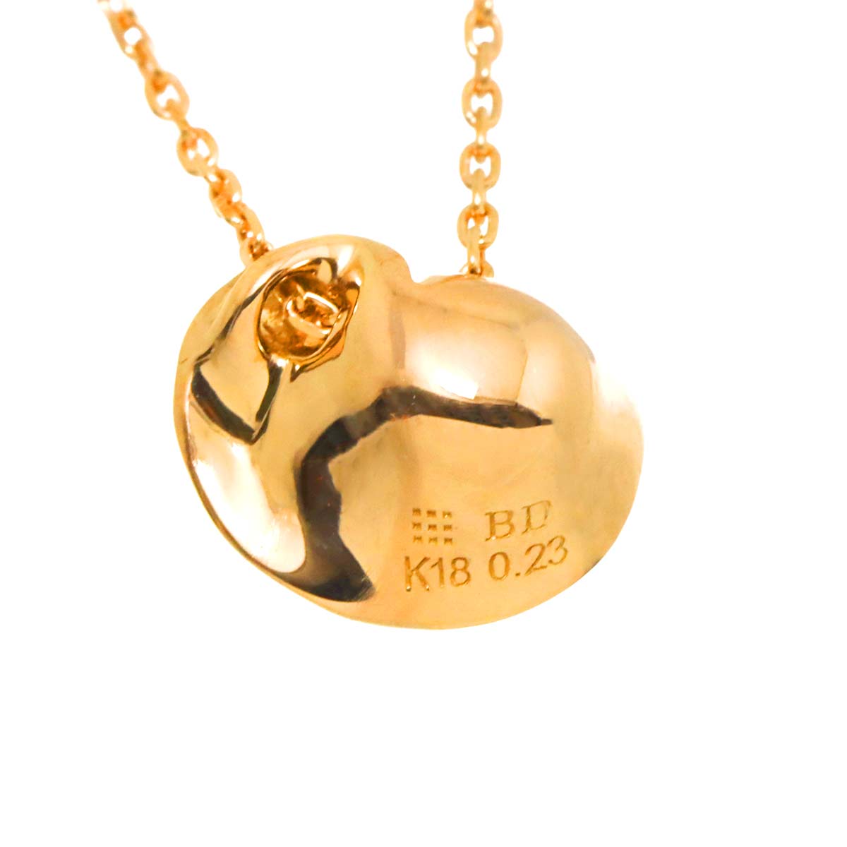 BrownDiamond 0.23ct Necklace 18K Pink Gold 750