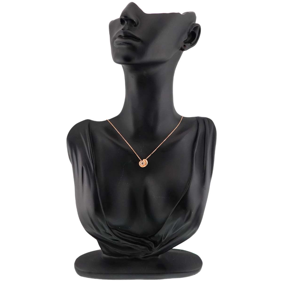 BrownDiamond 0.23ct Necklace 18K Pink Gold 750