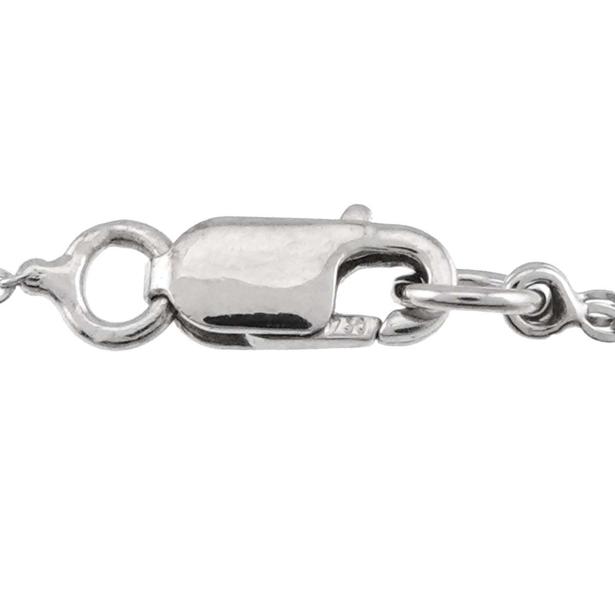 Belle Epoque Mini Diamond Cross Necklace 18K WG 750