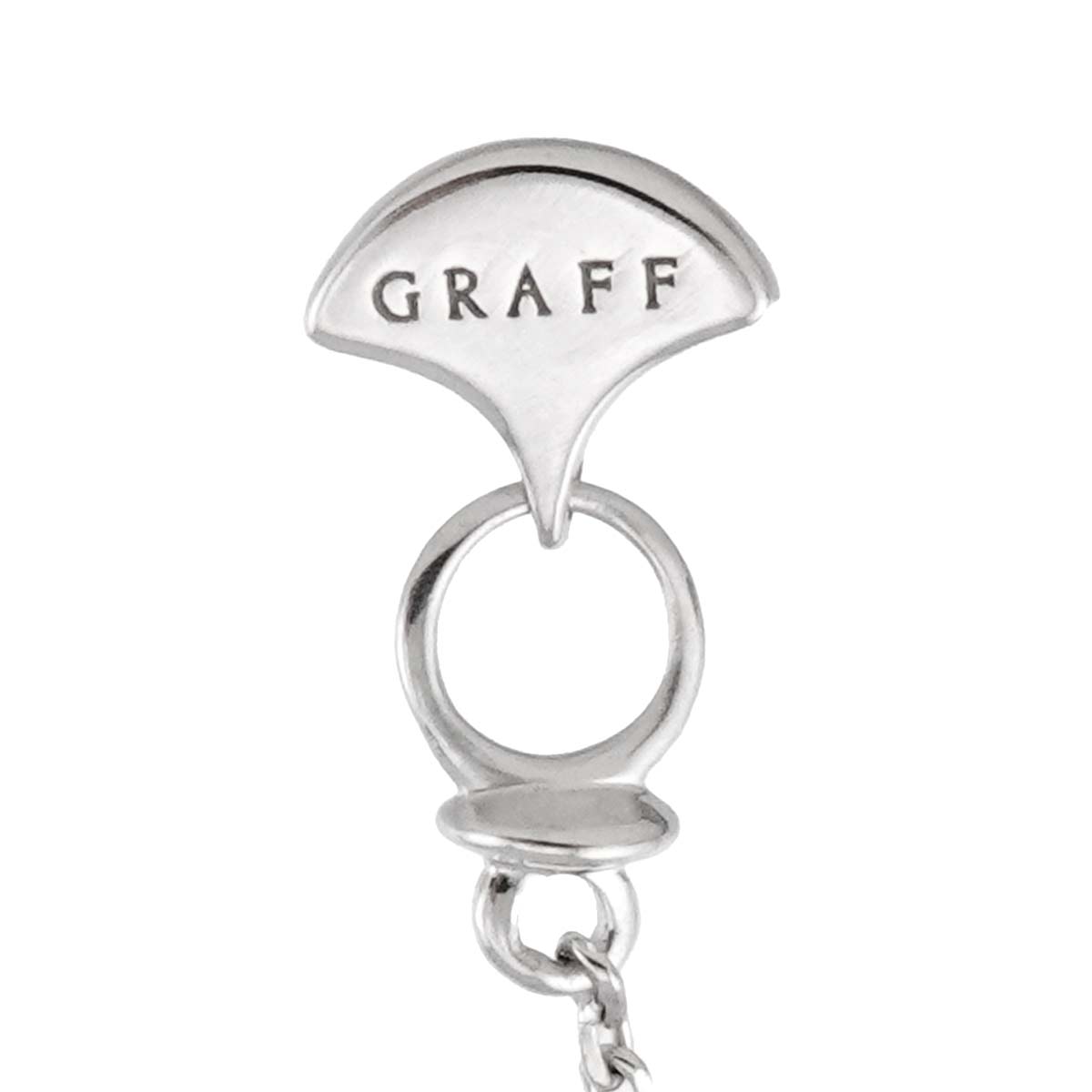 Cross Mini Diamond Necklace 18K WG 750