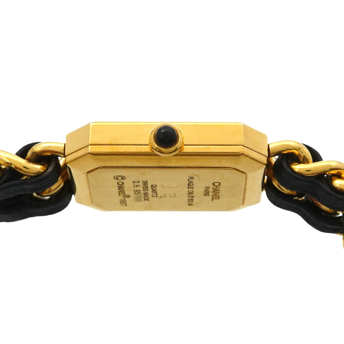 Premiere Size M H0001 Vintage Quartz Black Dial Ladies Watch