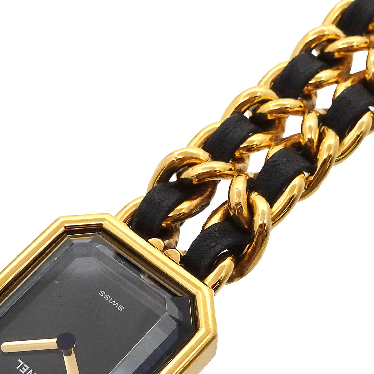 Premiere Size M H0001 Vintage Quartz Black Dial Ladies Watch