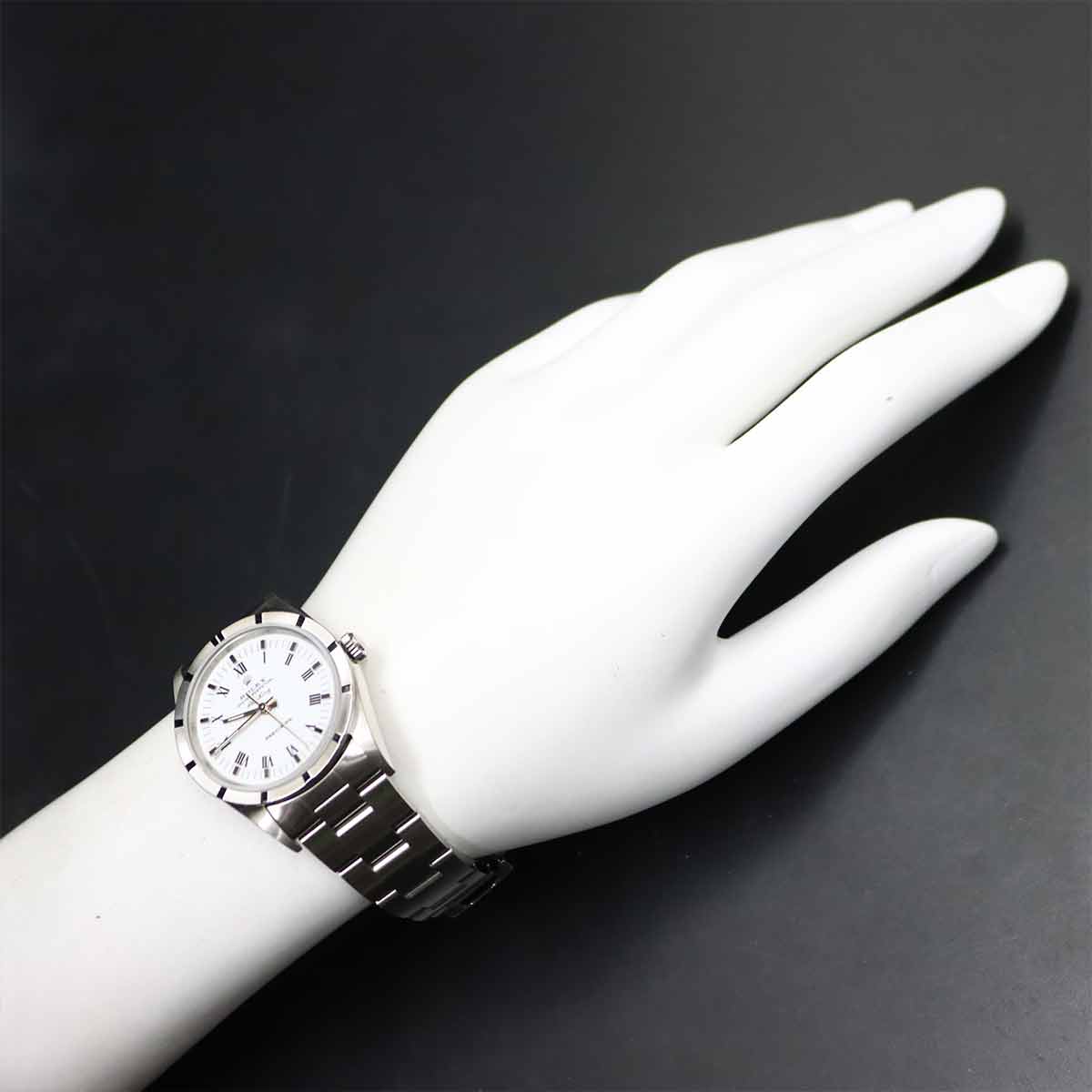 Air King Engine turned bezel 14010M Serial W Automatic Mens