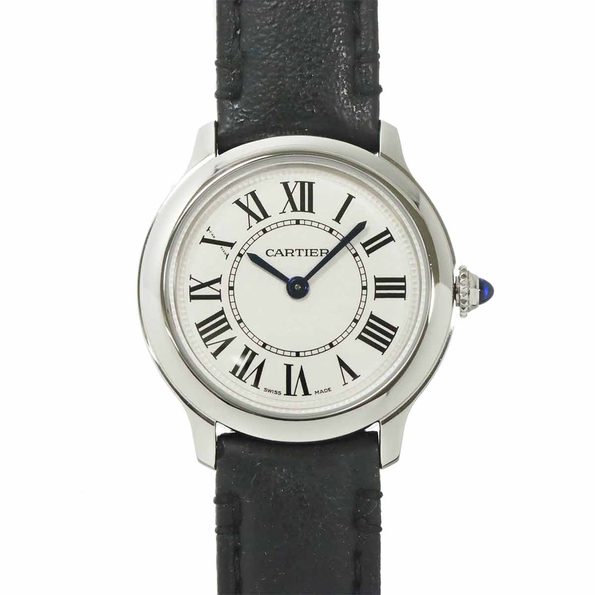 Ronde Must De Cartier WSRN0030 Quartz Silver Dial Ladies