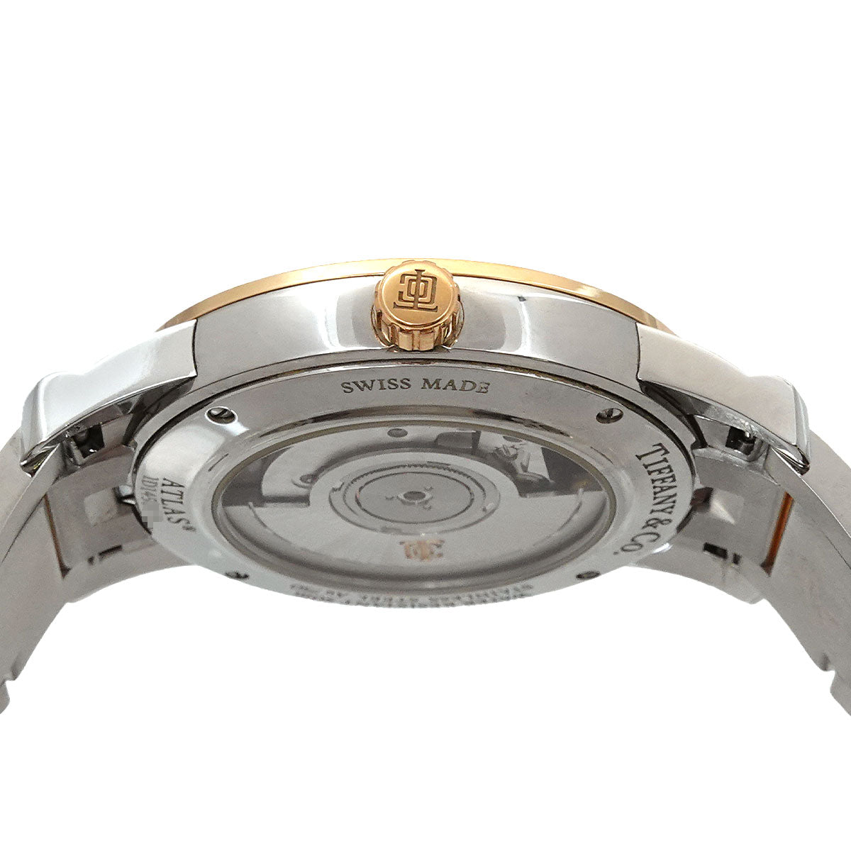 Atlas 34876045 Automati 750PG Silver Dialc Mens Watch