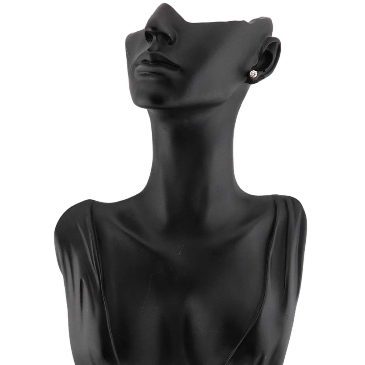 Diamond 0.366ct/0.366ct Earrings Pierced Pt Platinum