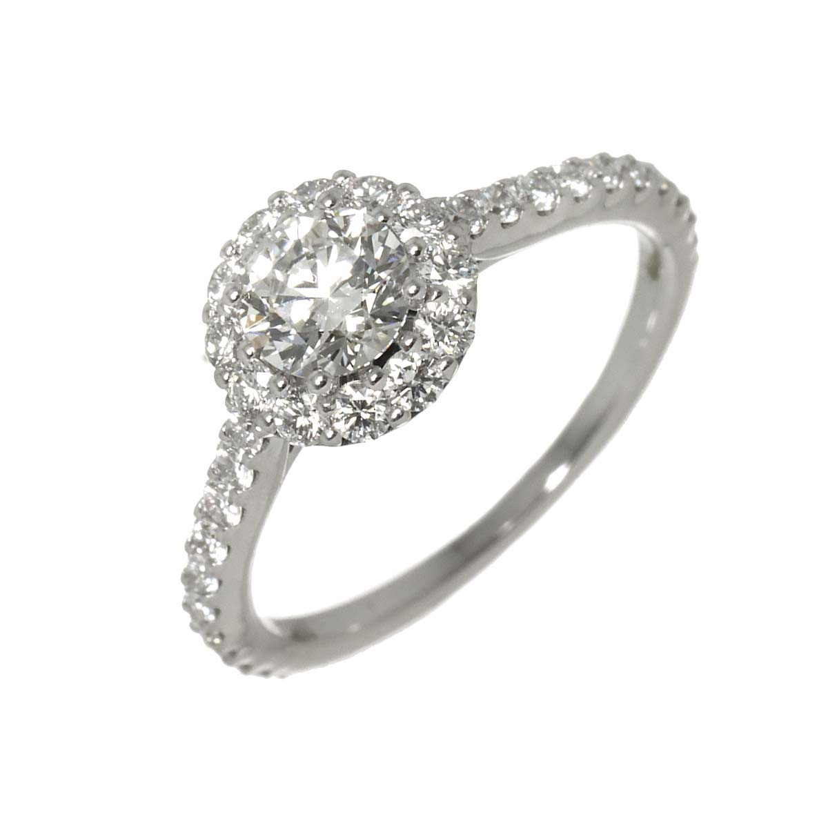 Icon Diamond 0.45ct F/VS1/3EX Ring 18K WG 750 Size:4(US)