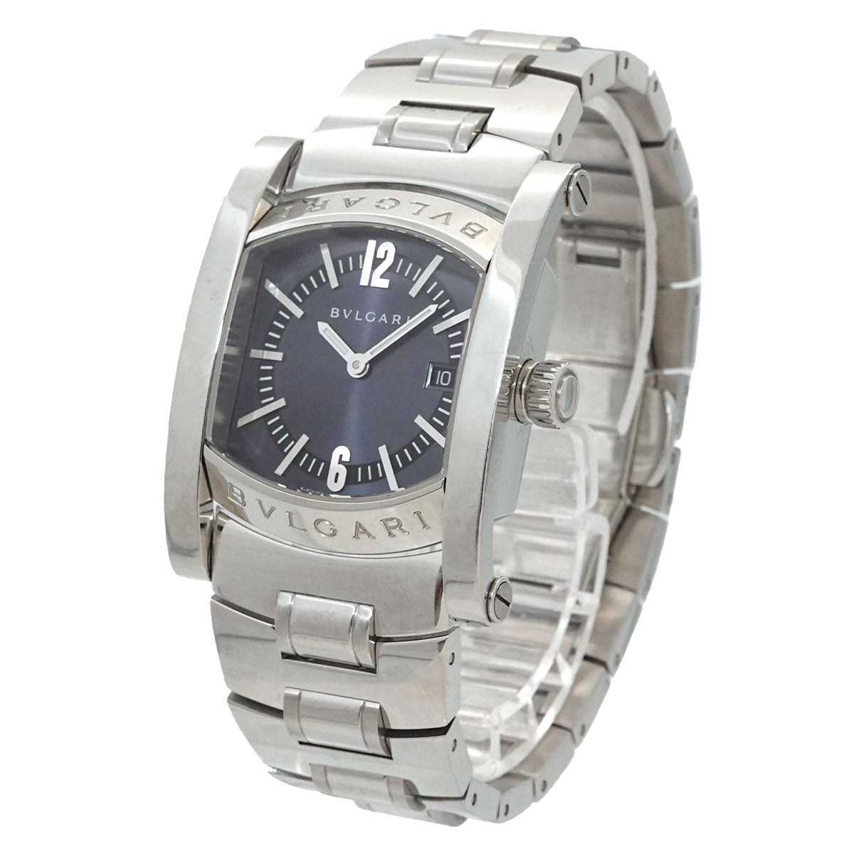 Assioma AA39S Quartz Date Navy Dial Ladies Watch