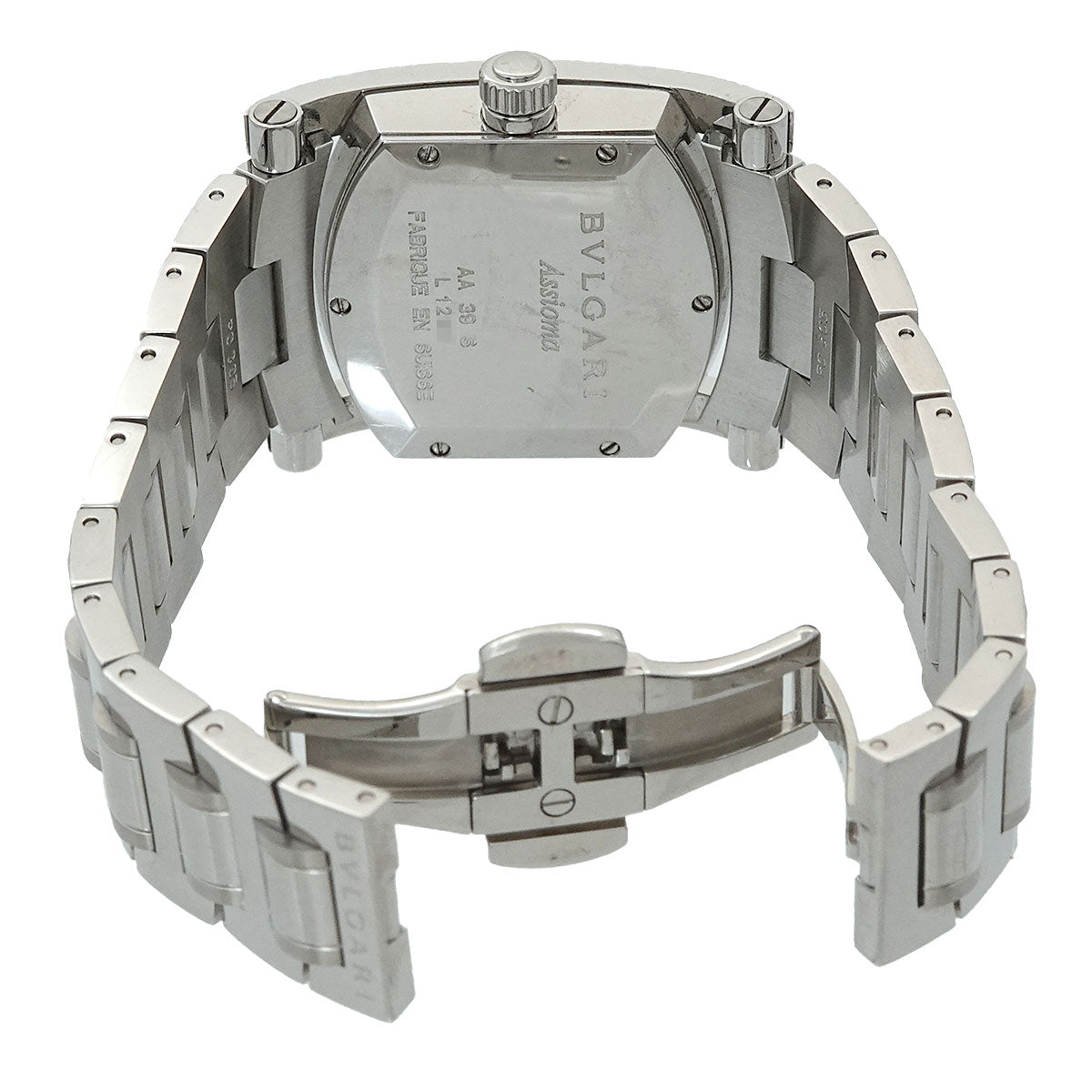 Assioma AA39S Quartz Date Navy Dial Ladies Watch