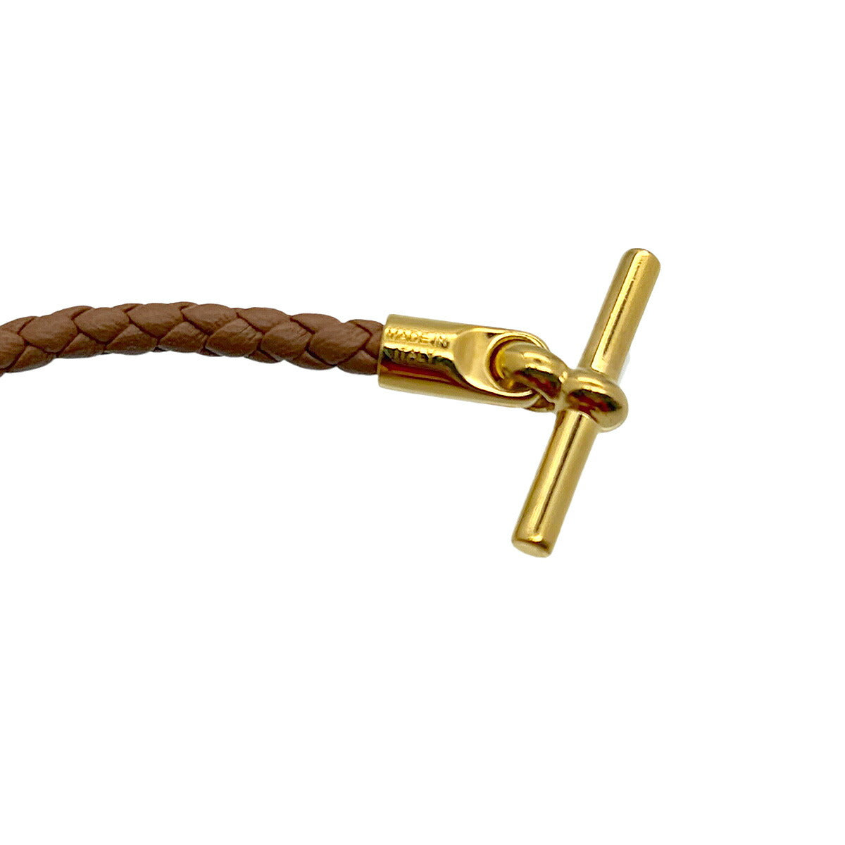 Glenan Bracelet Leather Gold Brown Accessory