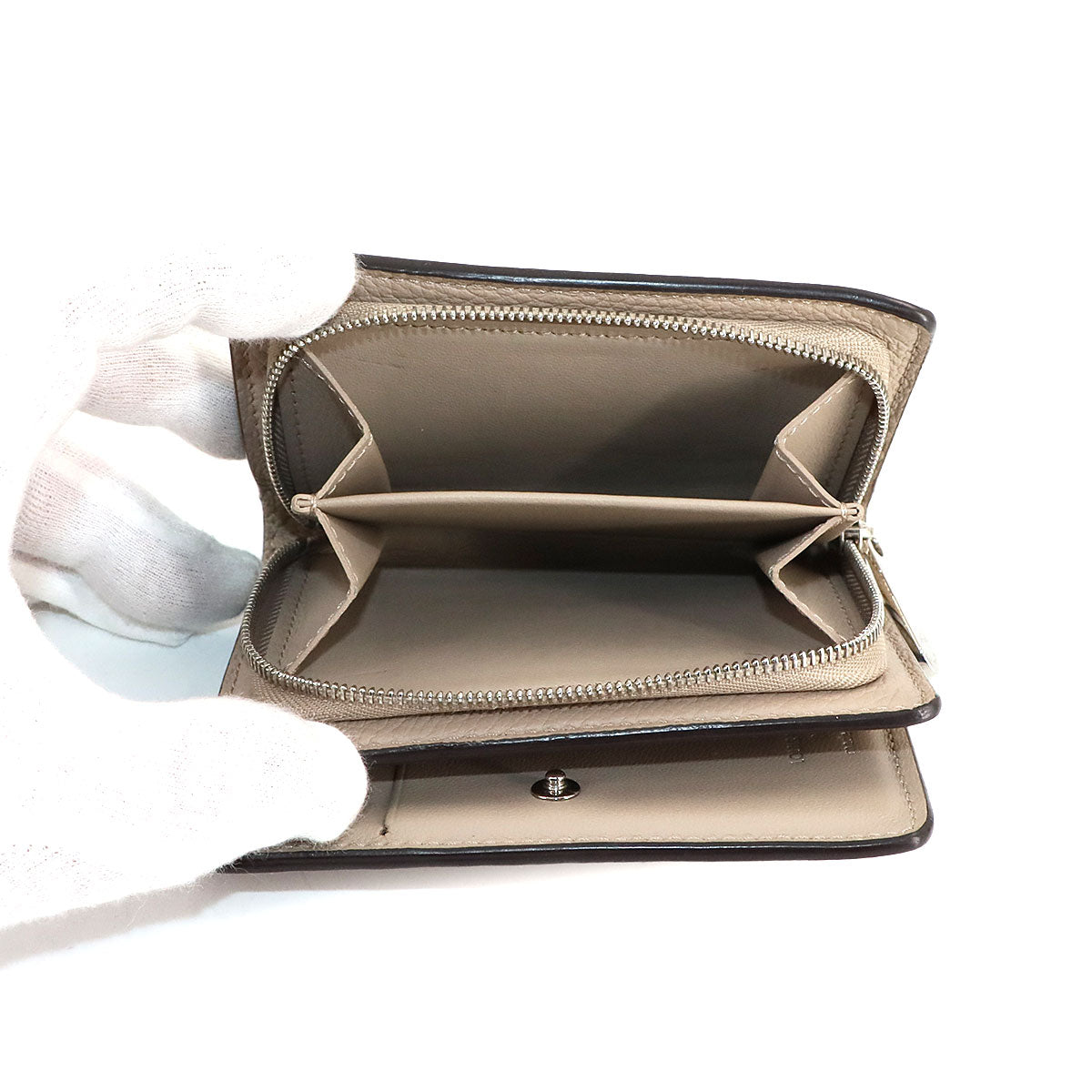 Mahina Clea Wallet Leather Galet M80817