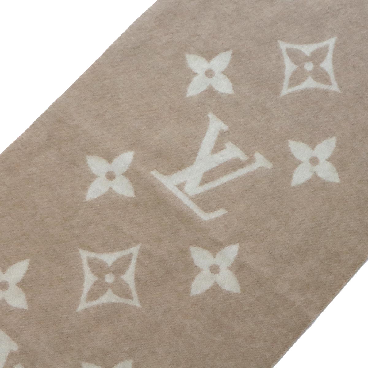 Cold Reykjavik Scarf Cashmere 100% Beige M74354