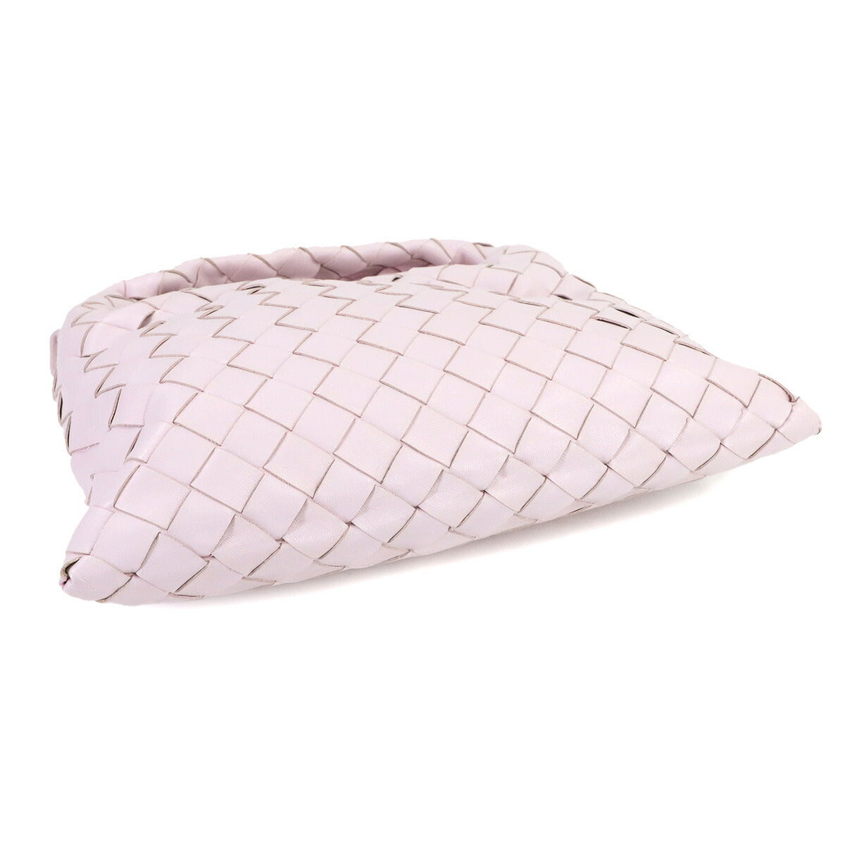 Intrecciato Mini Hop Hand Shoulder Bag Leather Pink