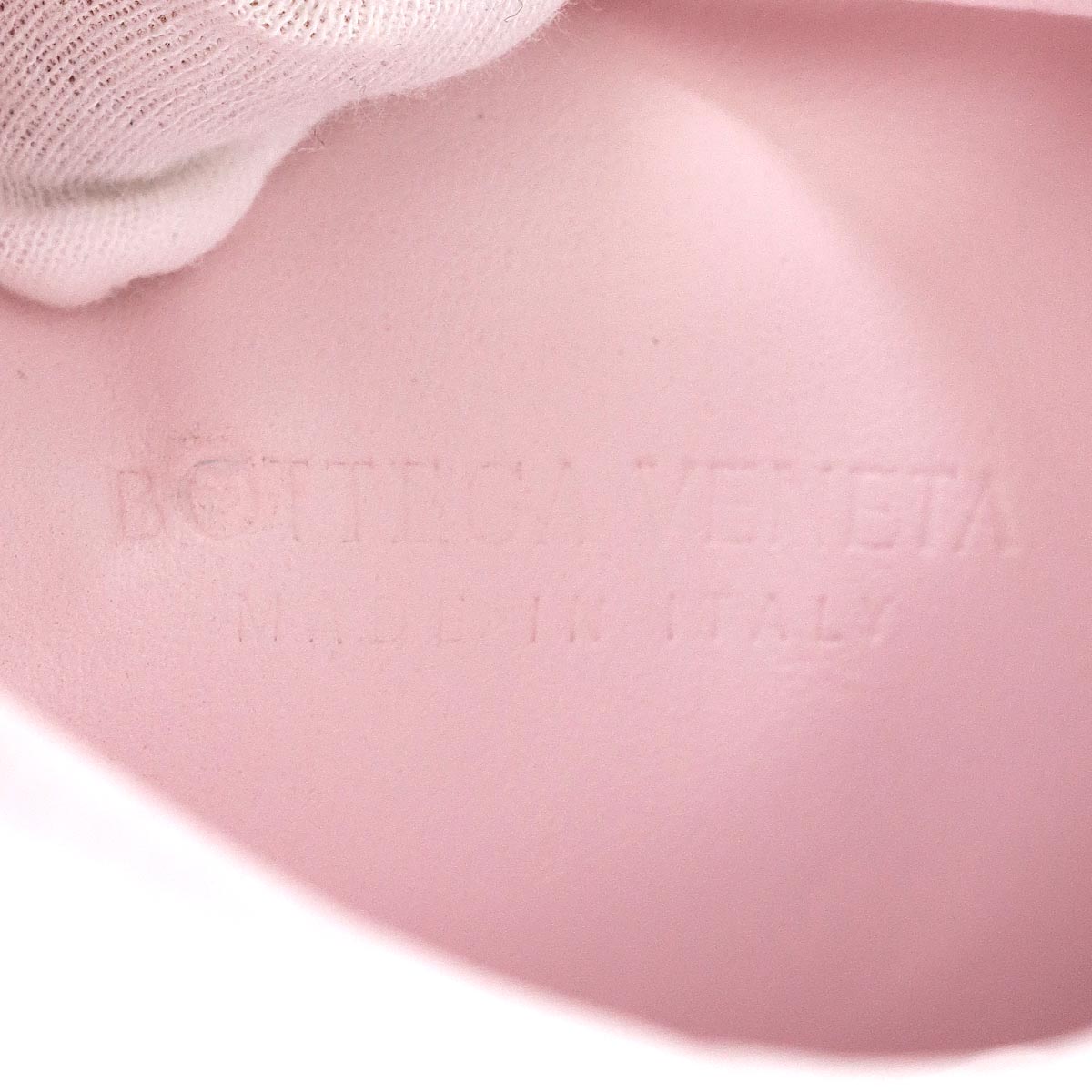 Intrecciato Mini Hop Hand Shoulder Bag Leather Pink