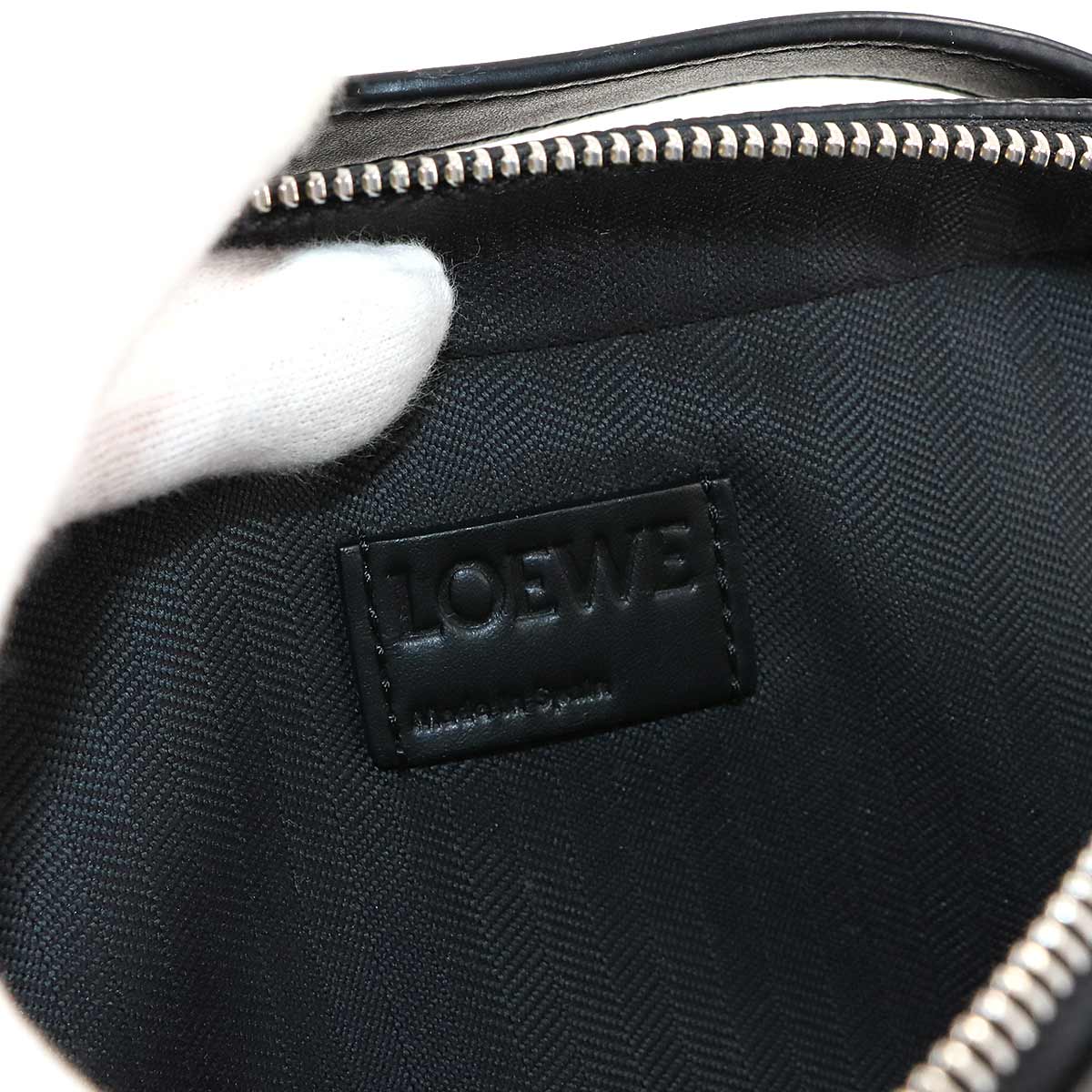 Mini crossbody camera Bag Hand Shoulder Bag Leather Black Anagram