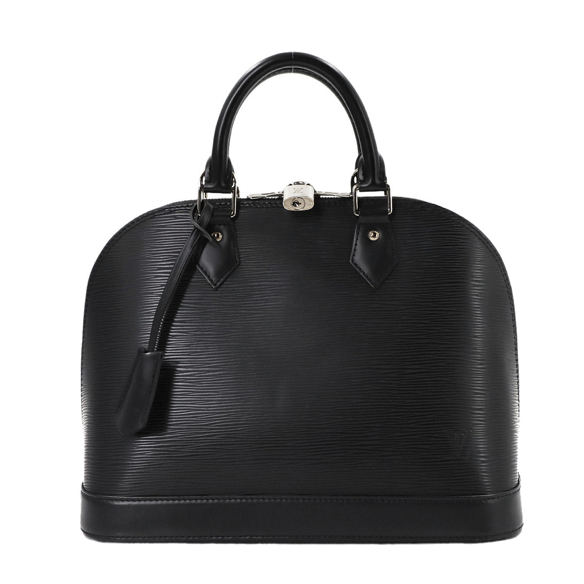 Epi Alma PM Hand Bag Leather Noir Black M40302 Purse