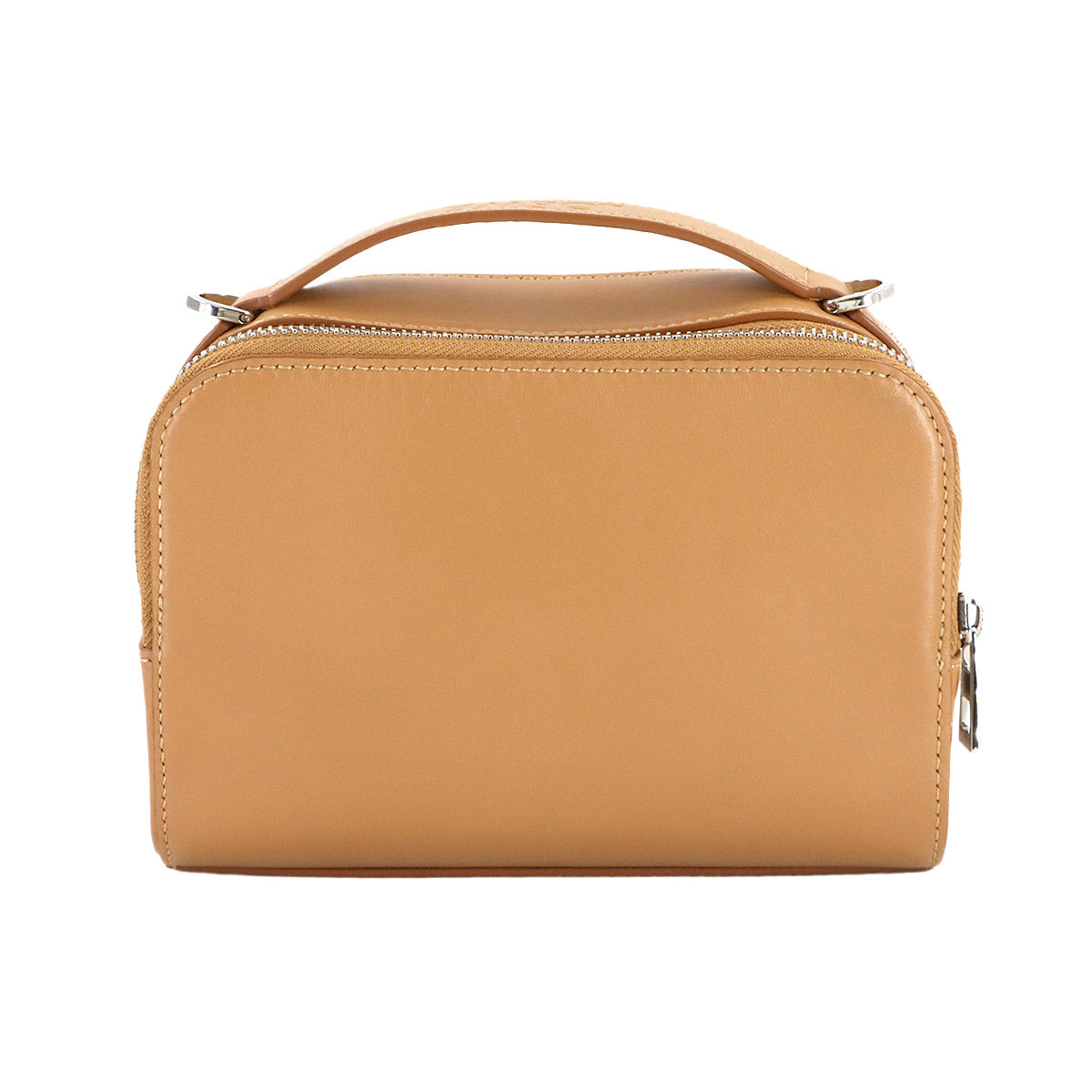 Mini crossbody camera Bag Hand Shoulder Bag Leather Brown