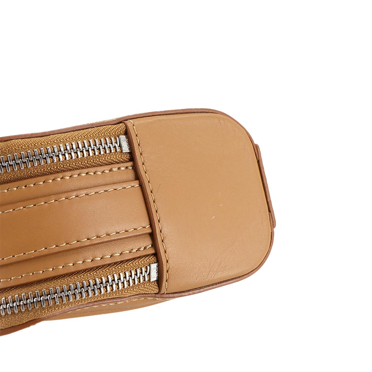 Mini crossbody camera Bag Hand Shoulder Bag Leather Brown