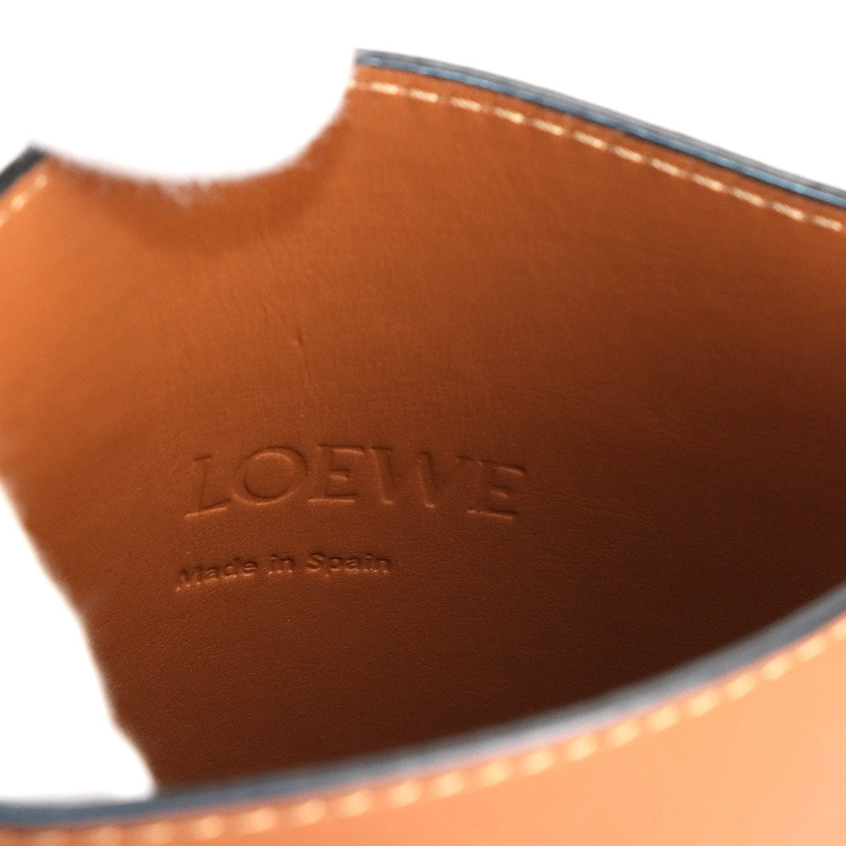 Dice pocket Shoulder Bag Leather Tan Brown C630R12X01