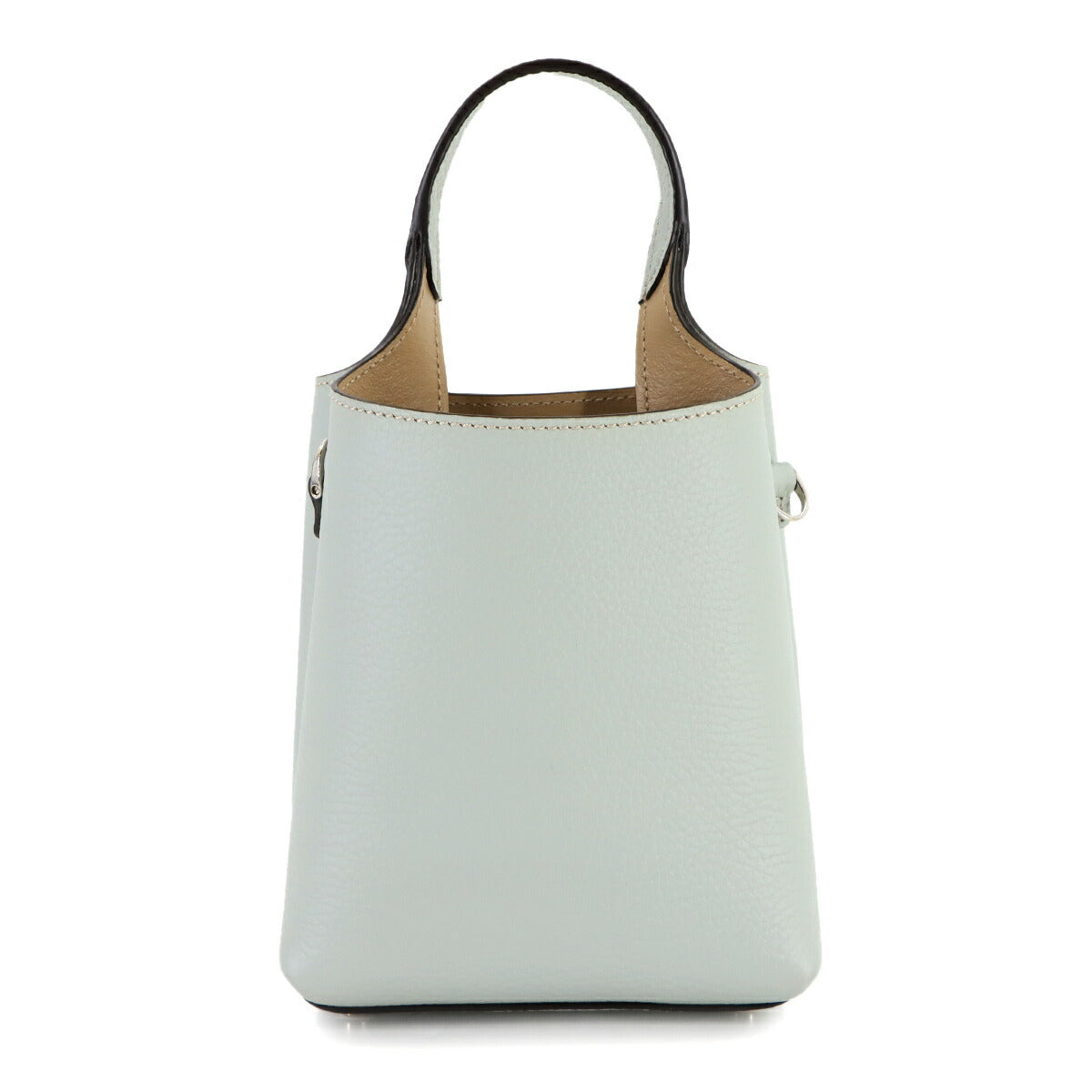 Timeless Micro 2way Hand Shoulder Bag Leather Blue gray