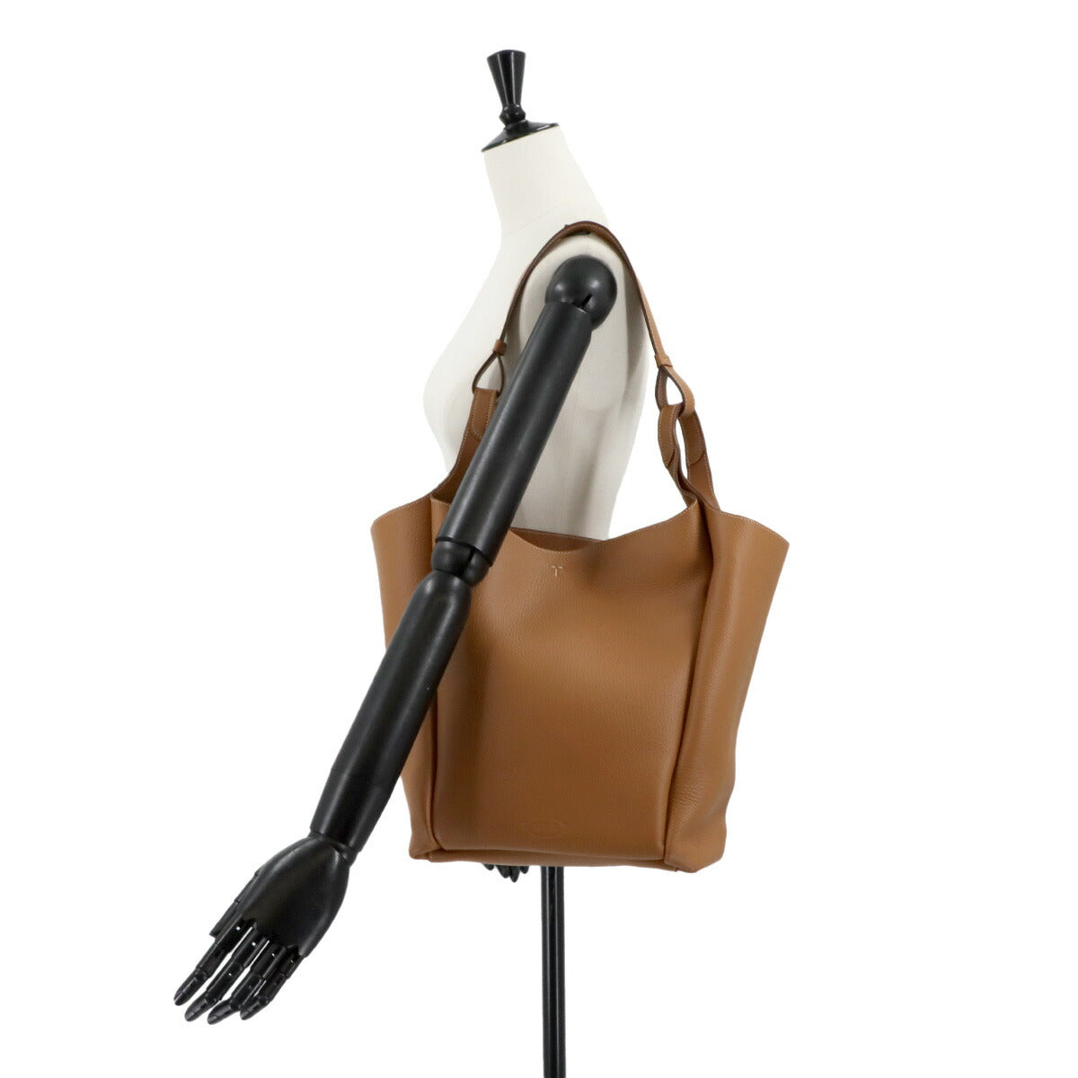 T Timeless Bucket Bag Tote Bag Leather Brown