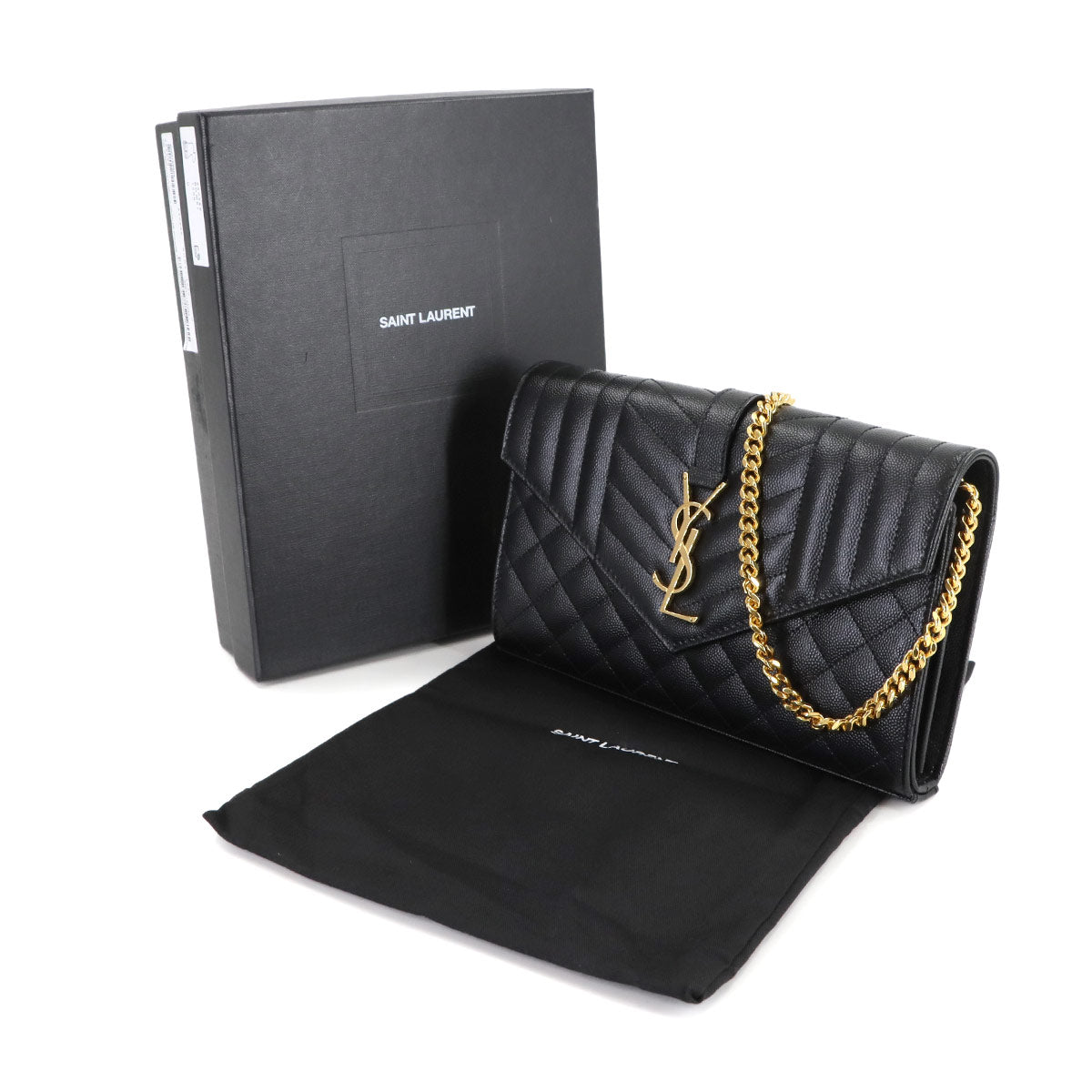 Cassandre Envelope Chain Wallet Leather 620280