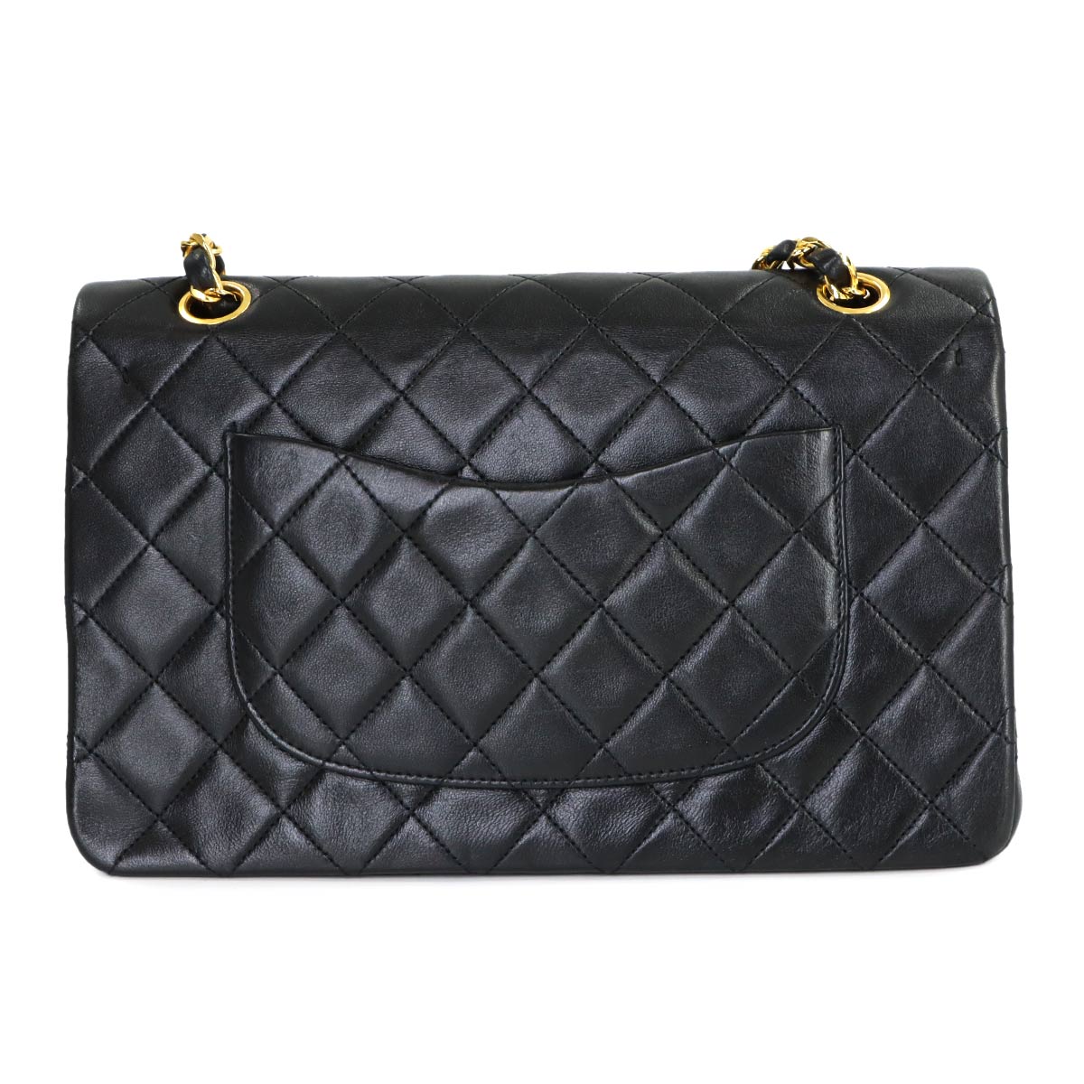 Matelasse 25 Chain Shoulder Bag Leather Black A01112 11.12