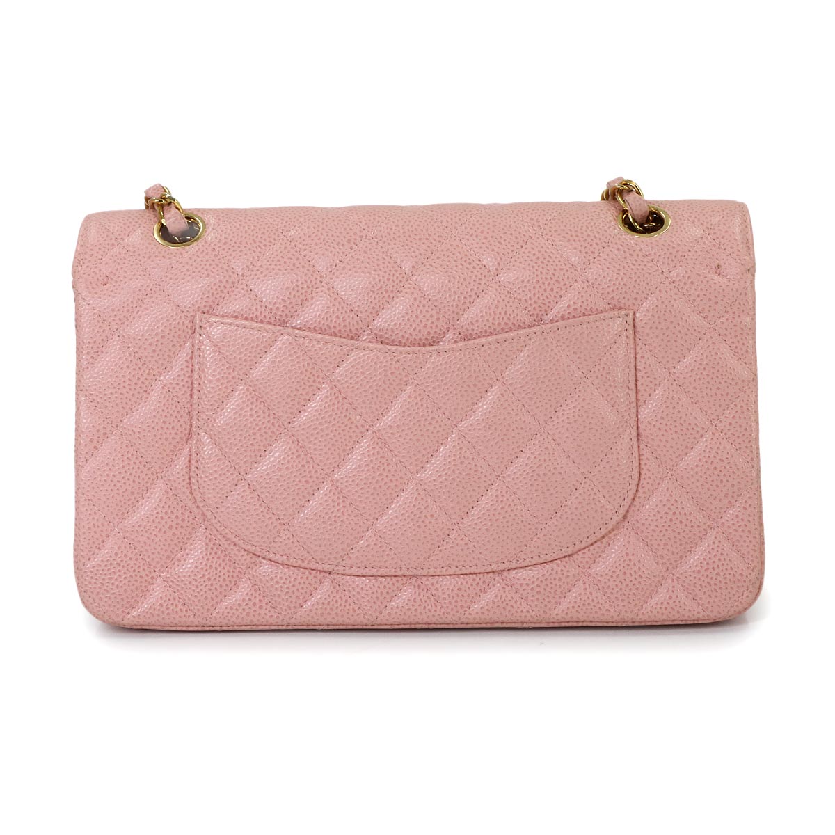 Matelasse 25 Chain Shoulder Bag Leather Pink A01112 Purse