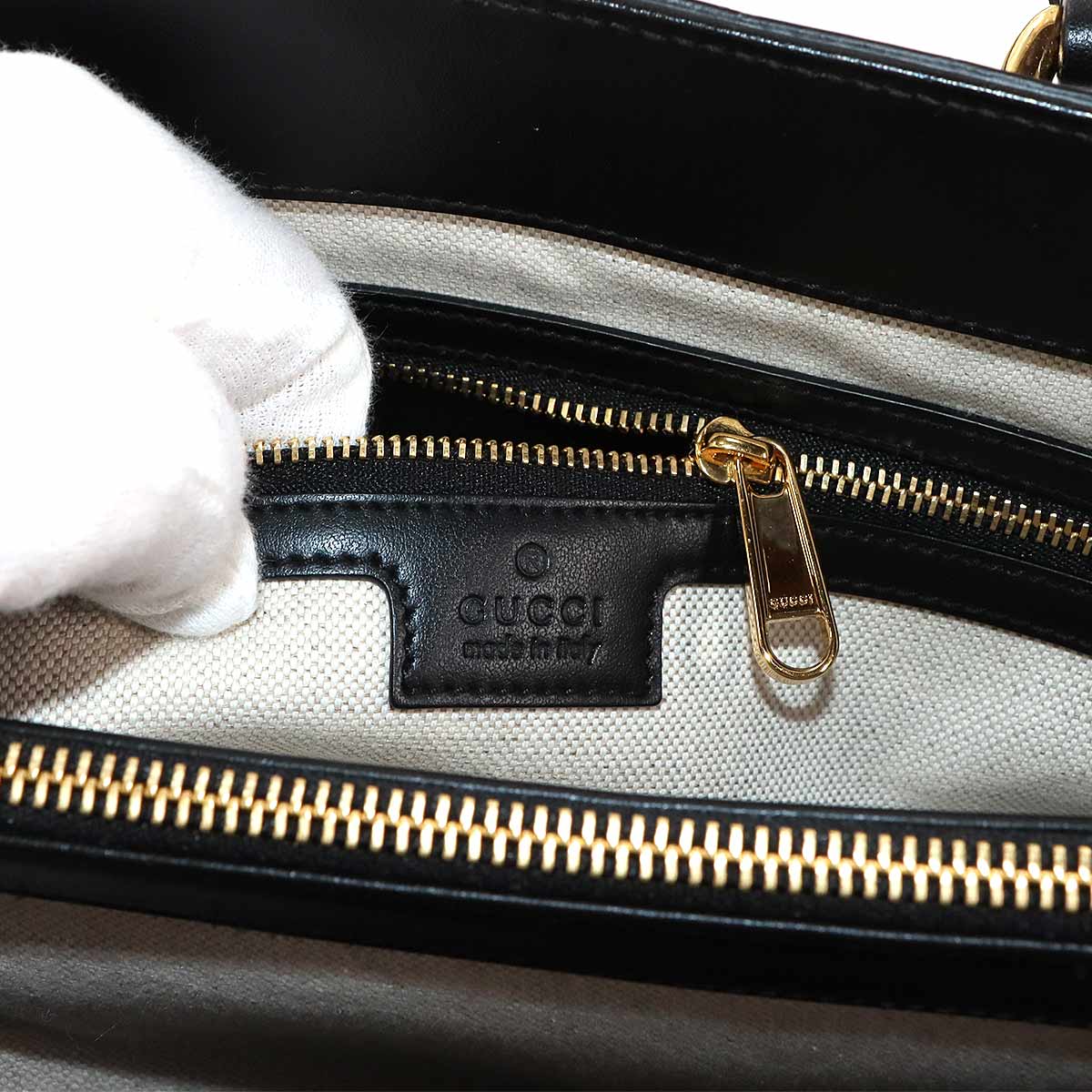 GG Matelasse 2way Hand Shoulder Bag Leather Black 728236