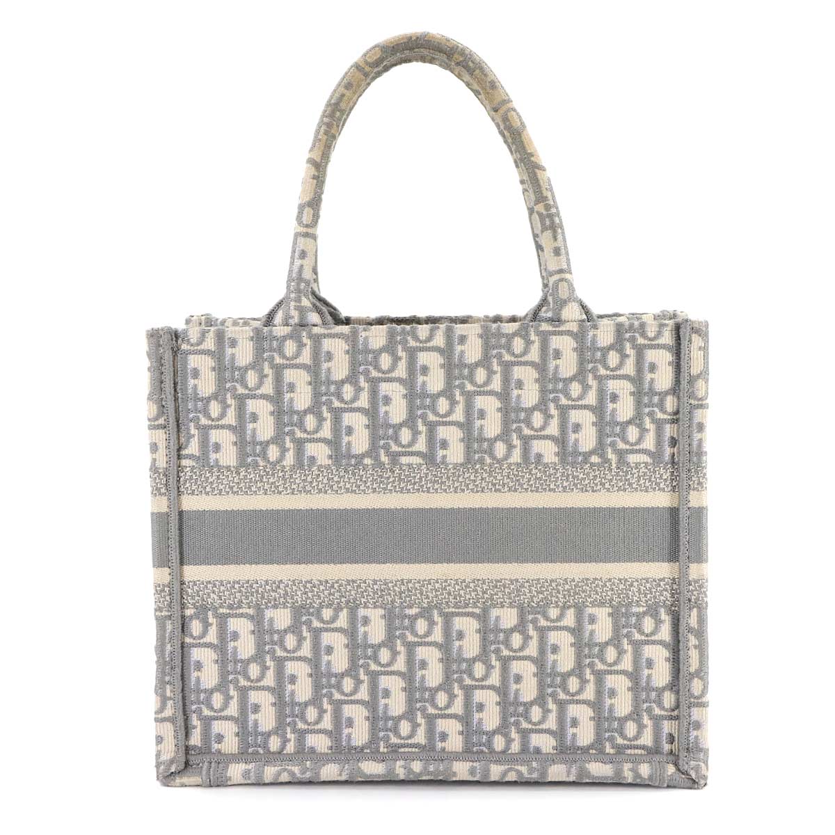 Book Tote Small Bag Oblique Canvas Gray M1265ZRIW