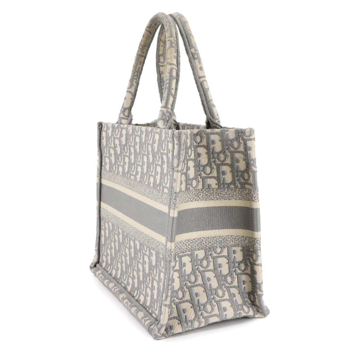 Book Tote Small Bag Oblique Canvas Gray M1265ZRIW