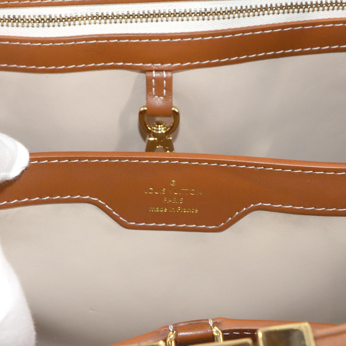 Capucines MM Hand Shoulder Bag Canvas Leather M59969