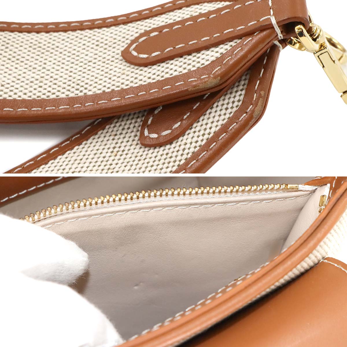 Capucines MM Hand Shoulder Bag Canvas Leather M59969