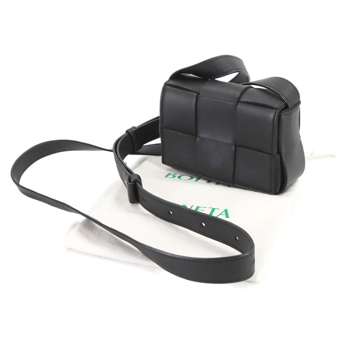 Intrecciato Candy Cassette Shoulder Bag Leather
