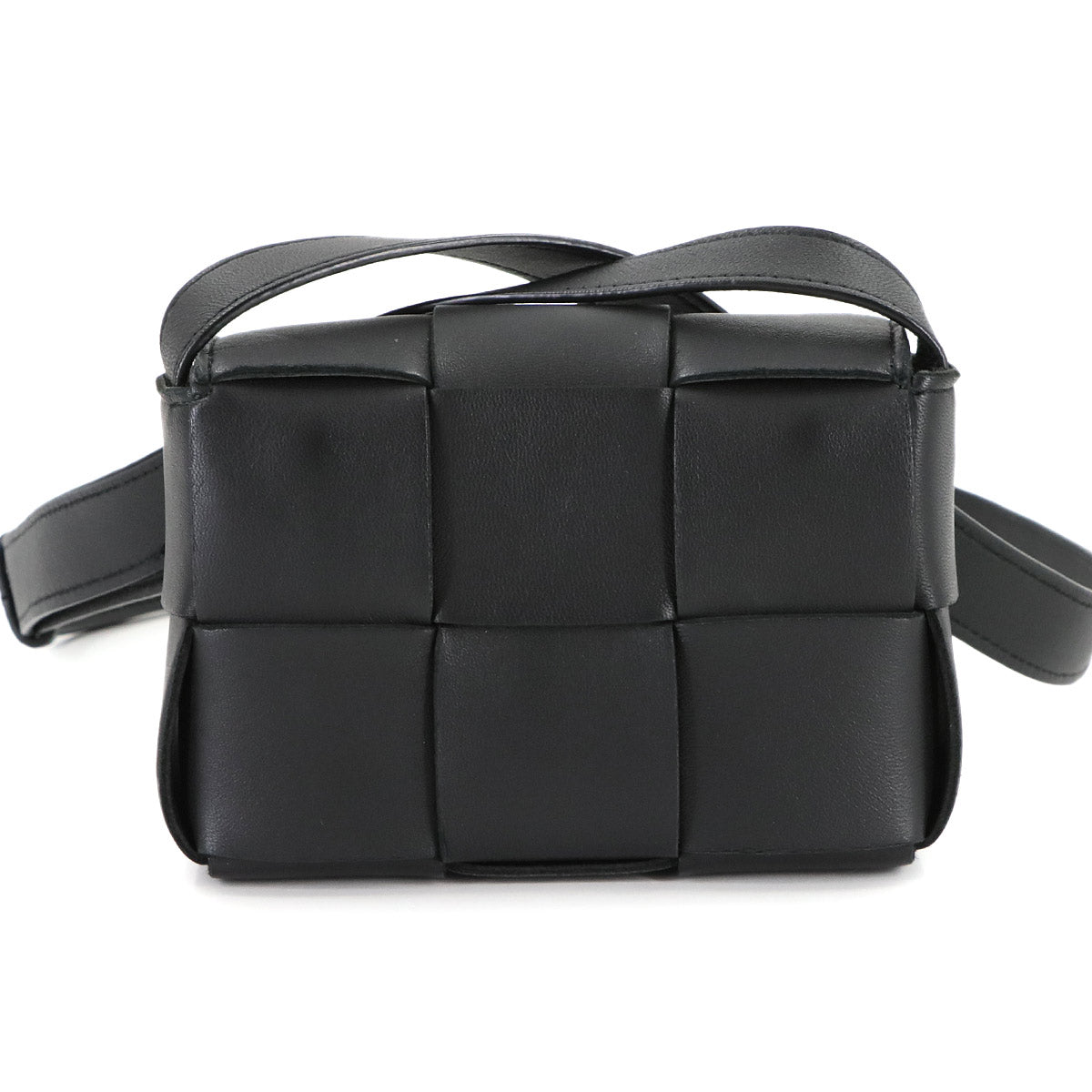 Intrecciato Candy Cassette Shoulder Bag Leather