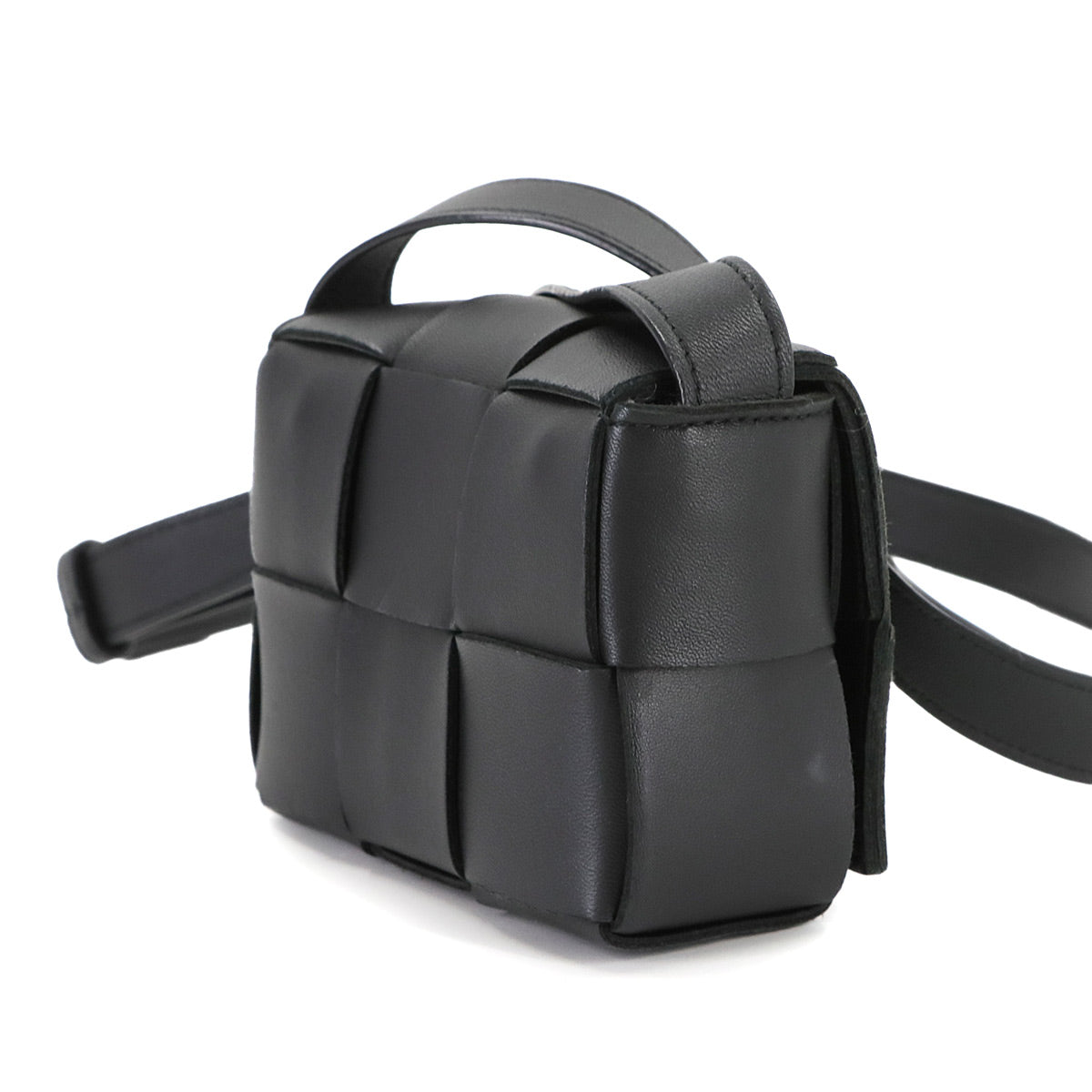 Intrecciato Candy Cassette Shoulder Bag Leather