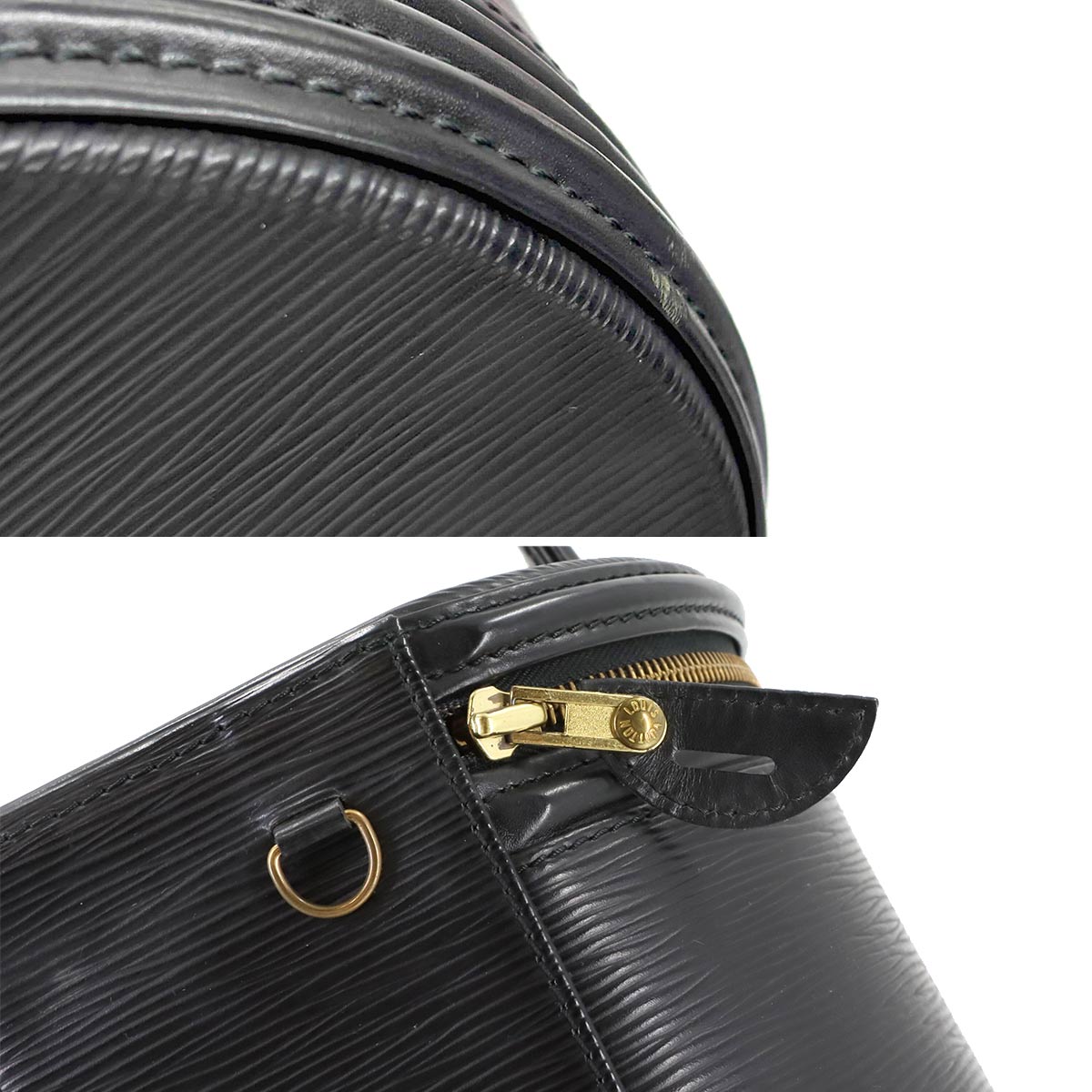 Epi Cannes Hand Bag Leather Noir Black M48032 Purse