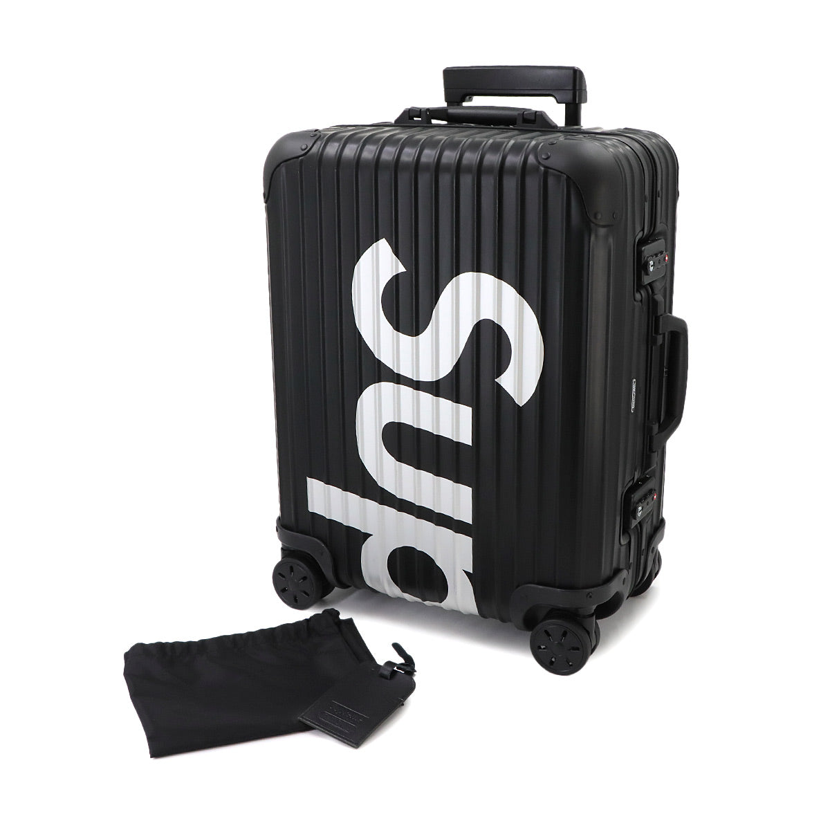 Supreme Topas Multiwheel 45L Luggage Aluminum alloy Black