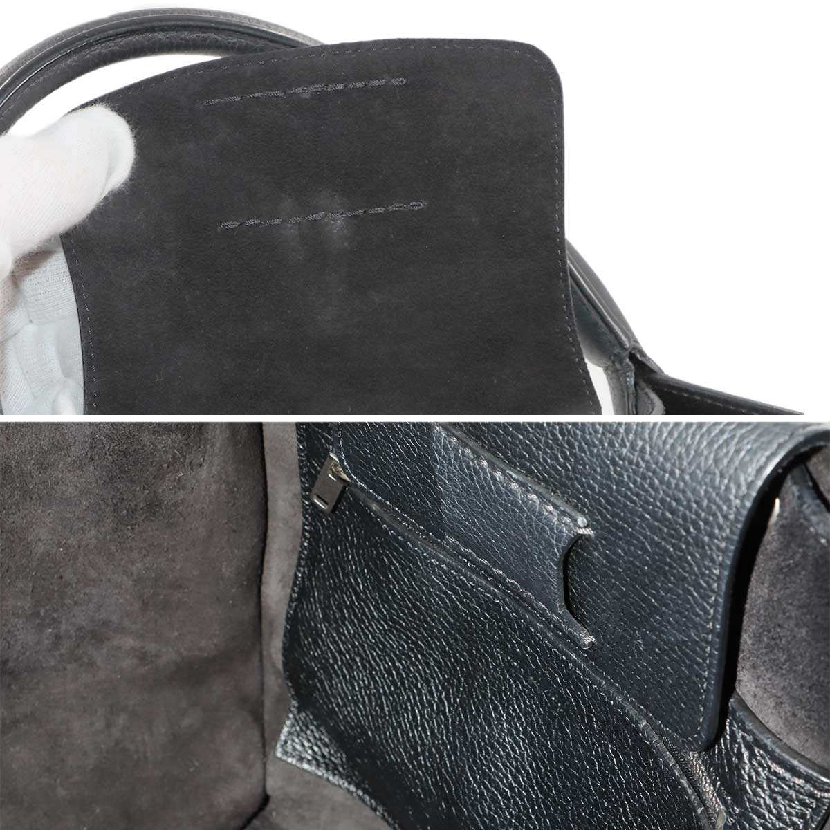 Big Bag Small With Longstrap Hand Shoulder Bag Leather Black