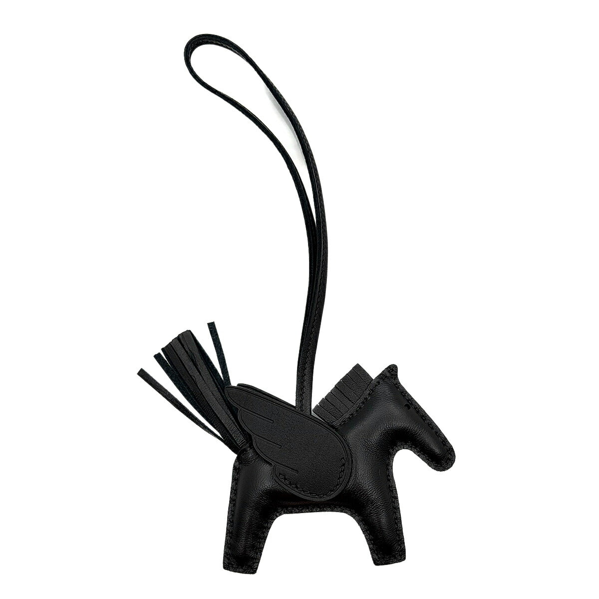 Rodeo Pegasus PM Bag Charm Agneau Milo So Black 90309339