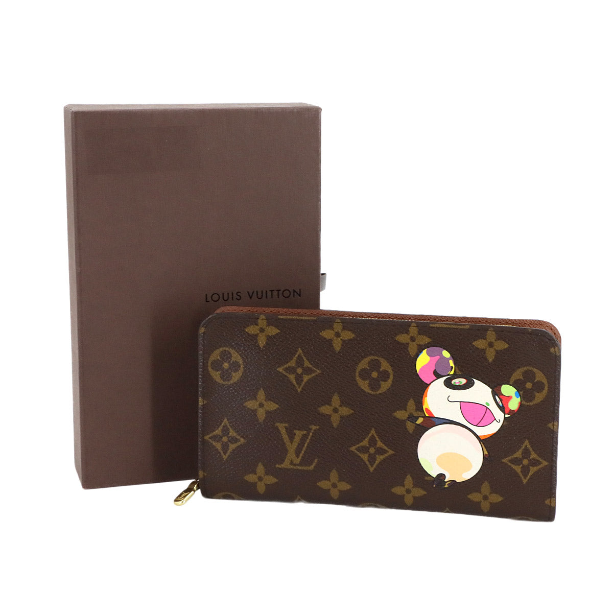 Monogram Panda Porte Monnaie Zip Long Wallet M61729