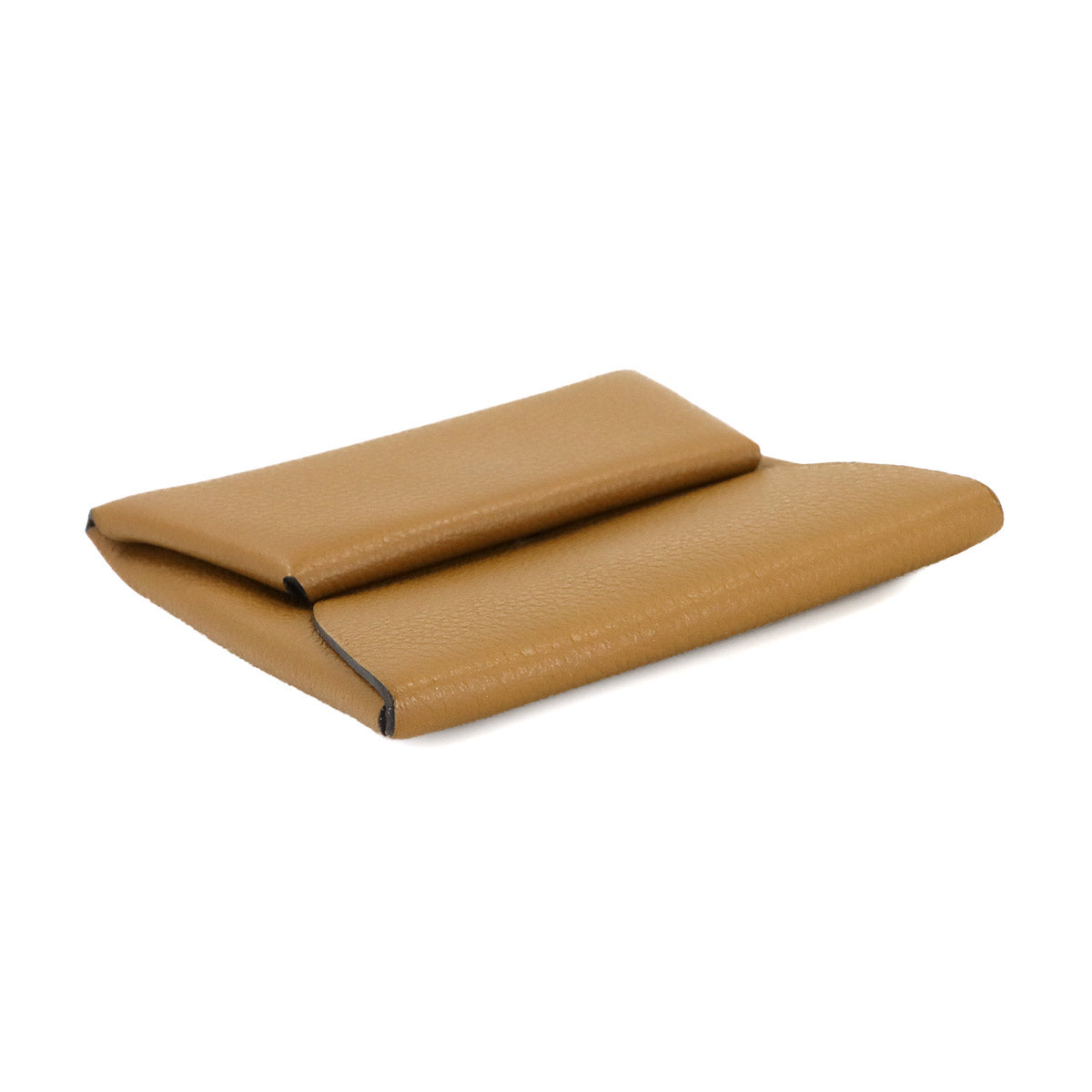 Bastia Coin Case Purse Chevre Bronze dore Brown