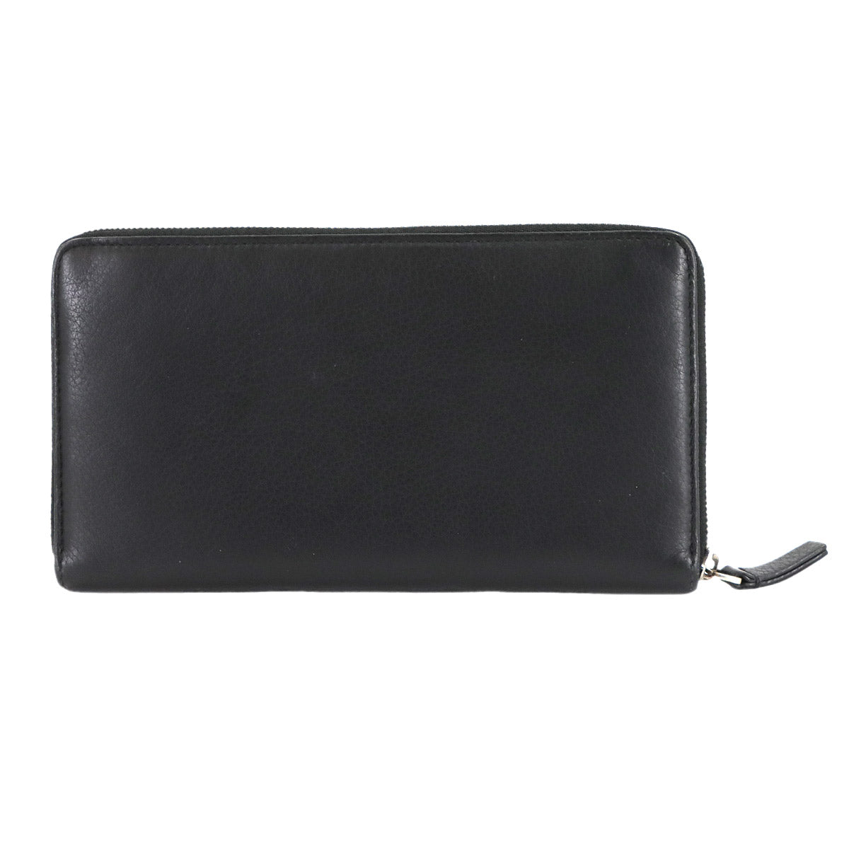Everyday Zipped Around Long Wallet Leather Black 551935