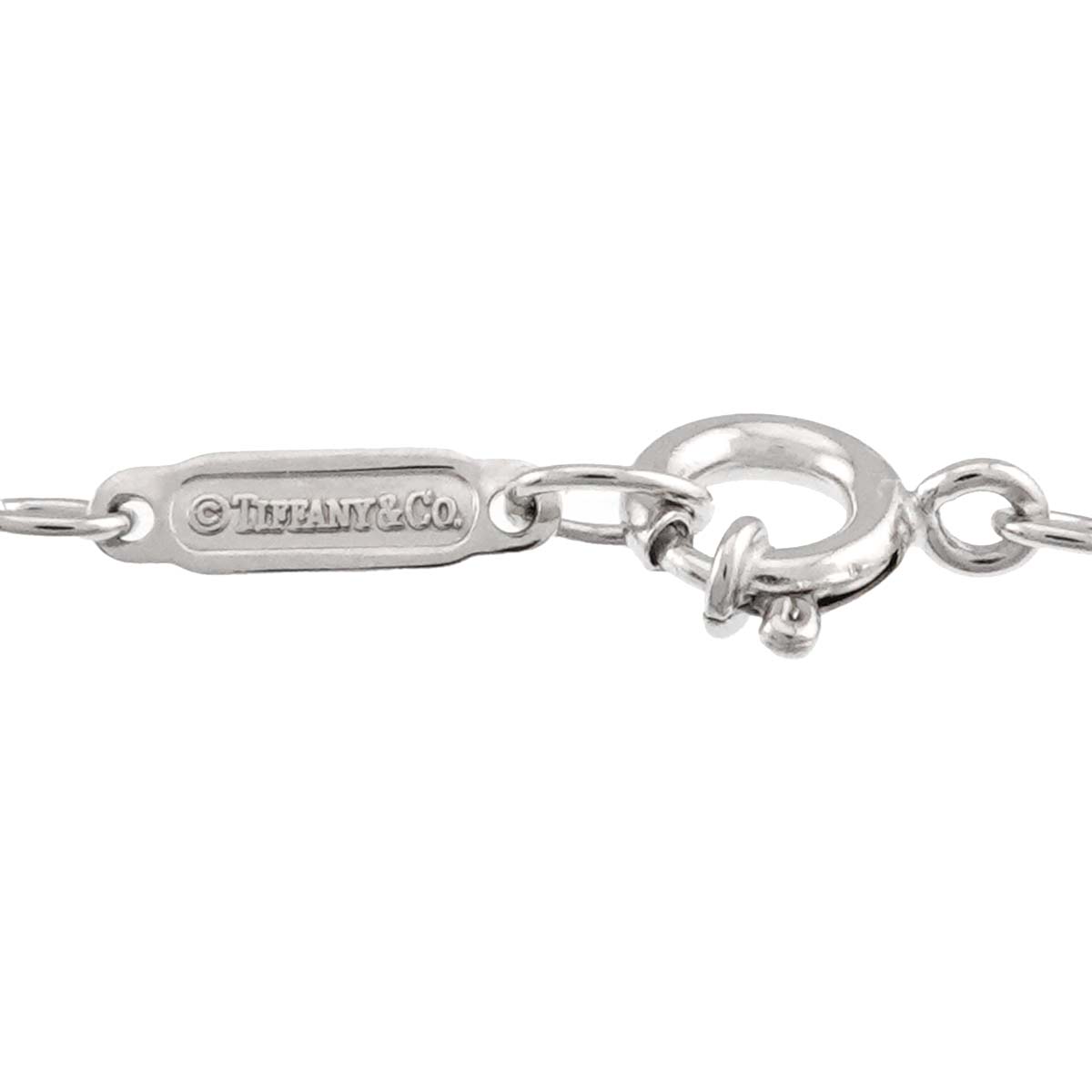 Diamond Necklace 18K White Gold 750